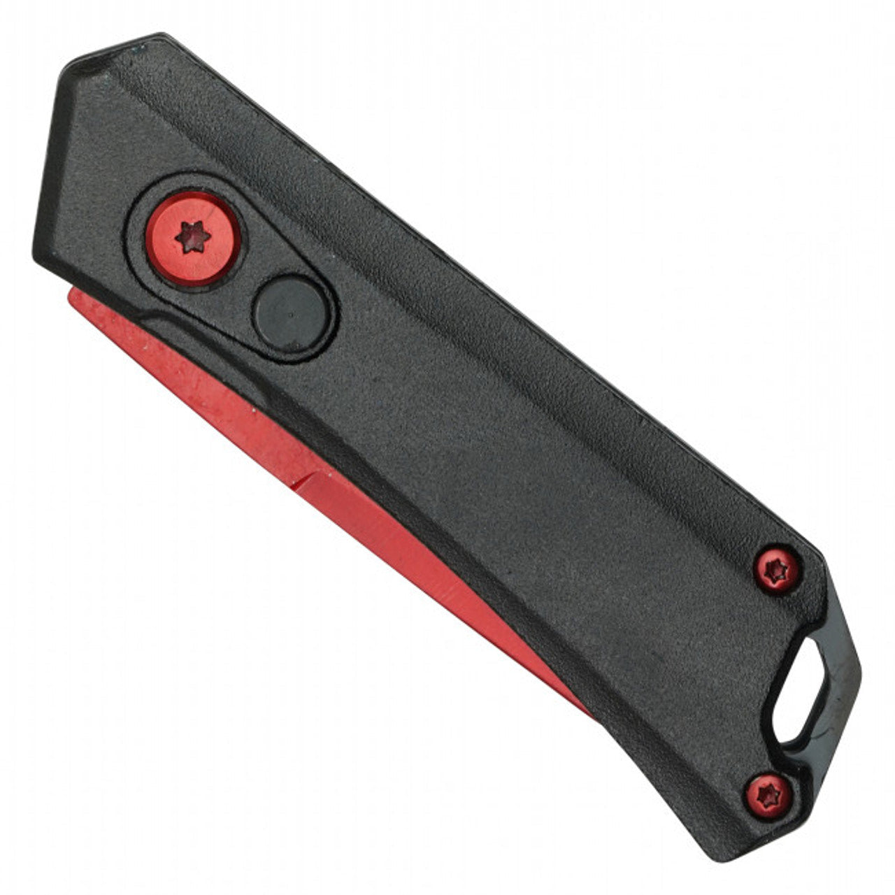 5.25" Steel Knife | Red Push Button Knife | Knife Plug