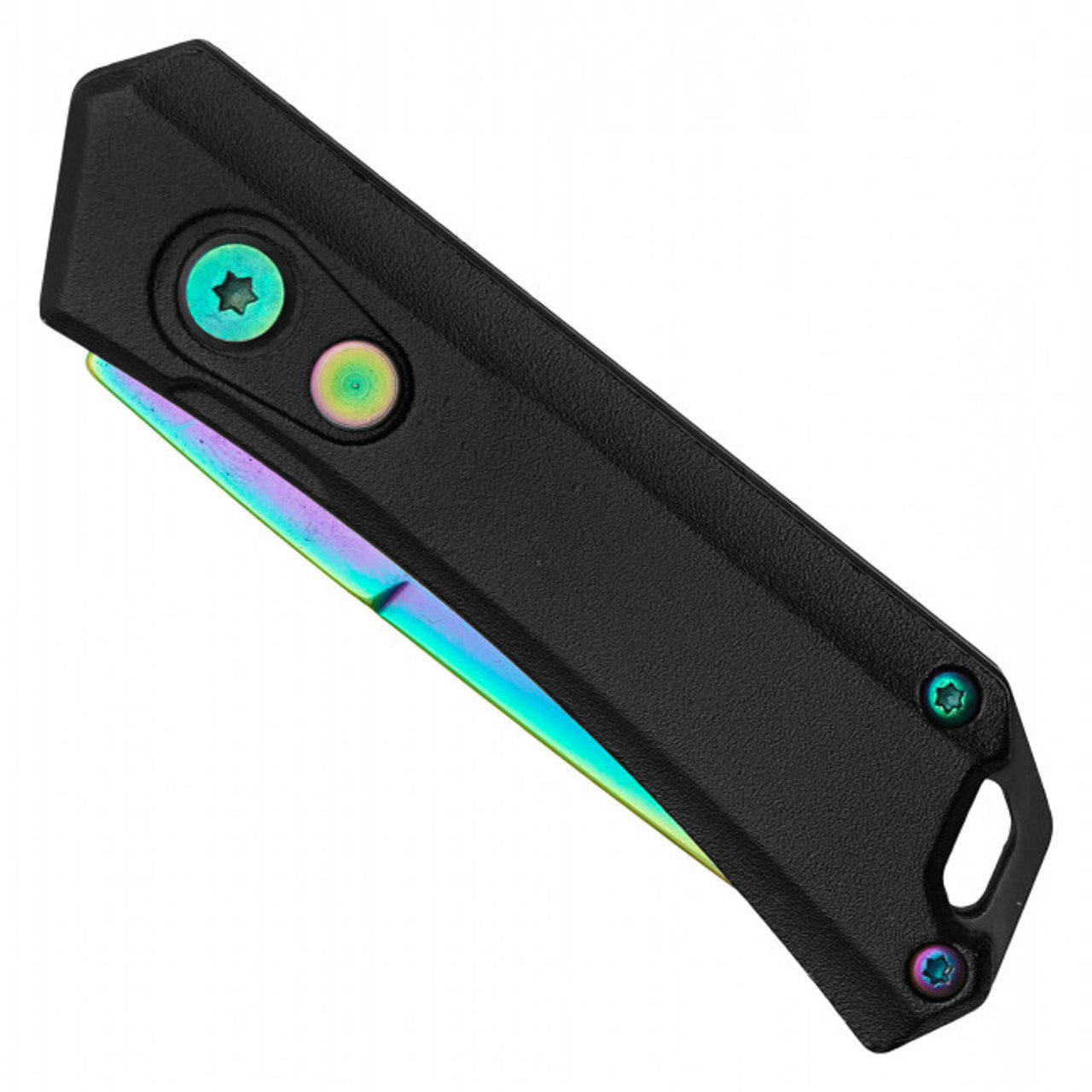 Rainbow Blade Knife | Rainbow Push Button Knife | Knife Plug