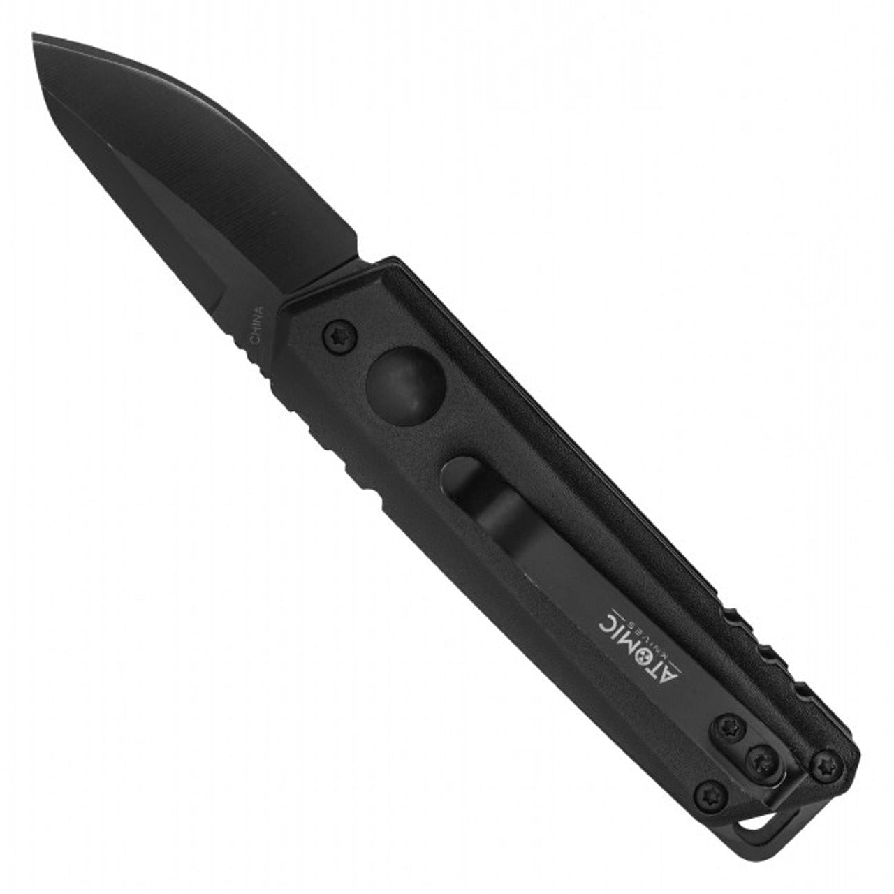 Black Tactical Knife | 5" Black Knife | Knife Plug