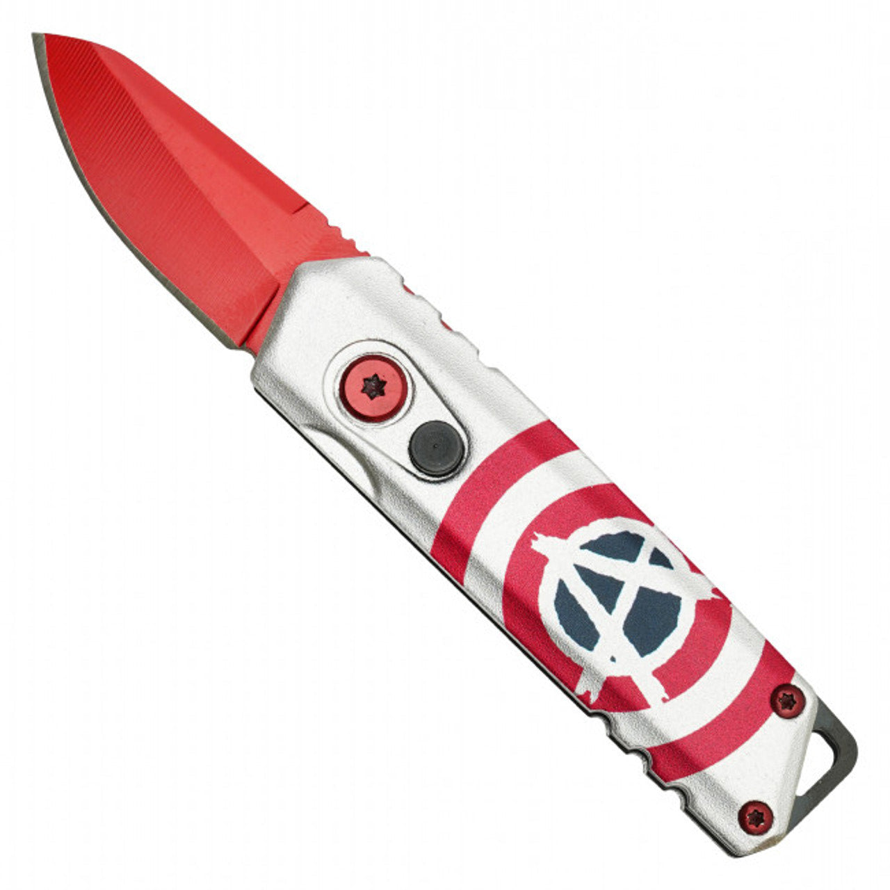Anarchy Push Button Knife | 5" Anarchy Knife | Knife Plug
