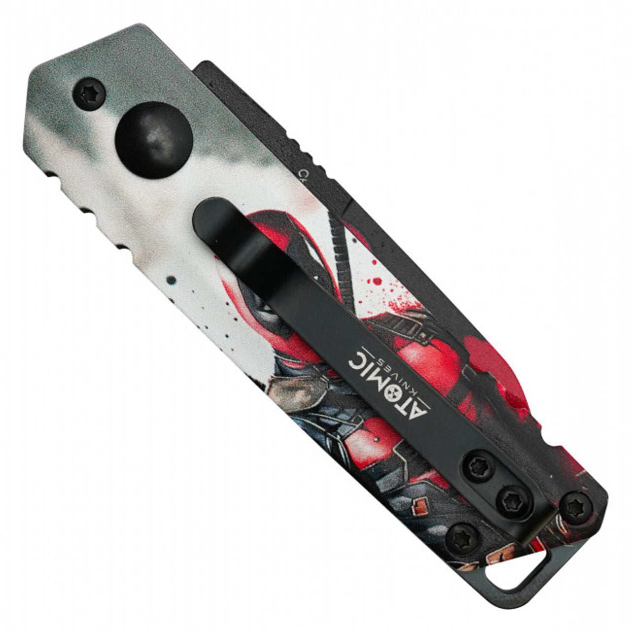 5" Deadpool Hero Push Button Knife – Compact & Collectible