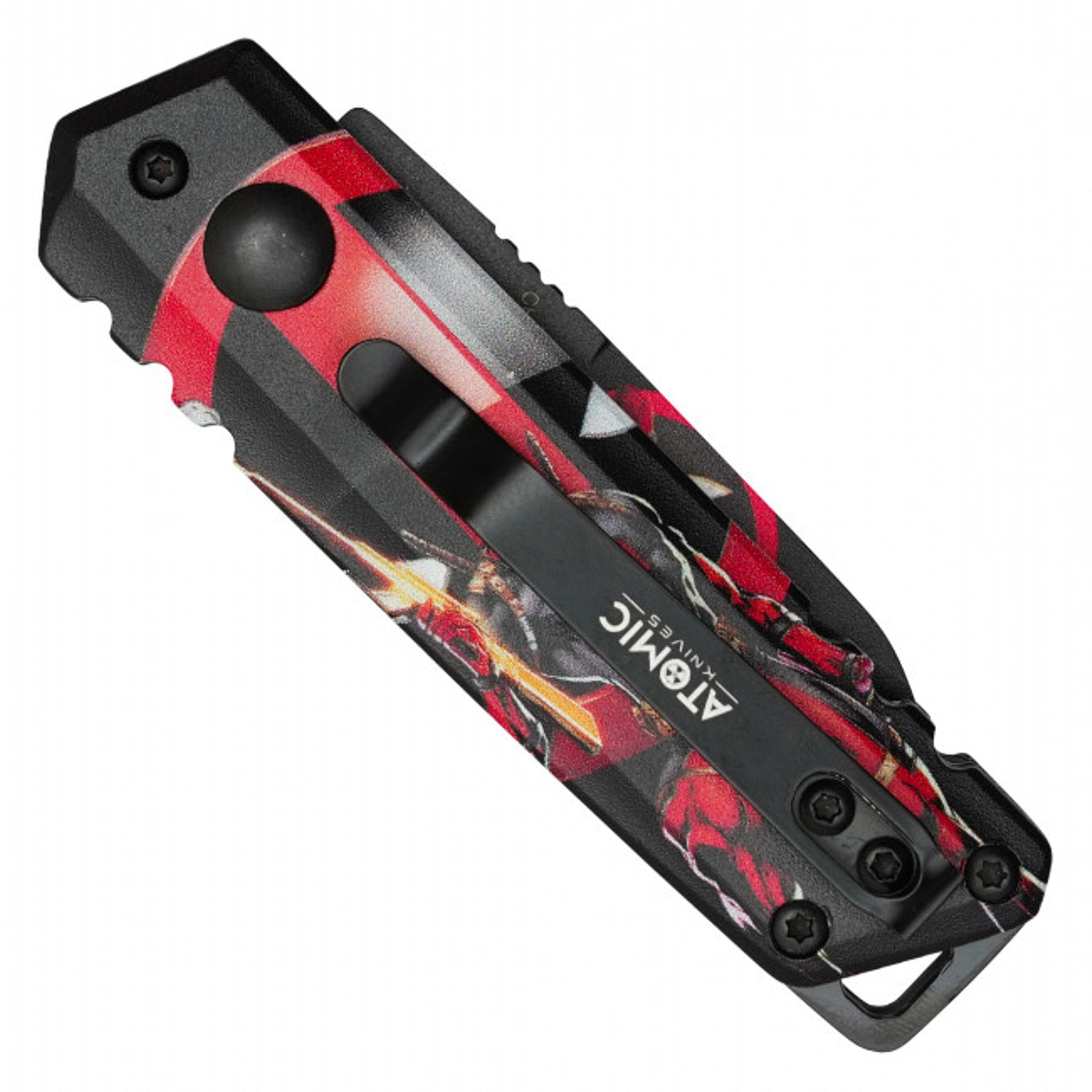 5" Deadpool Hero Push Button Knife - F
