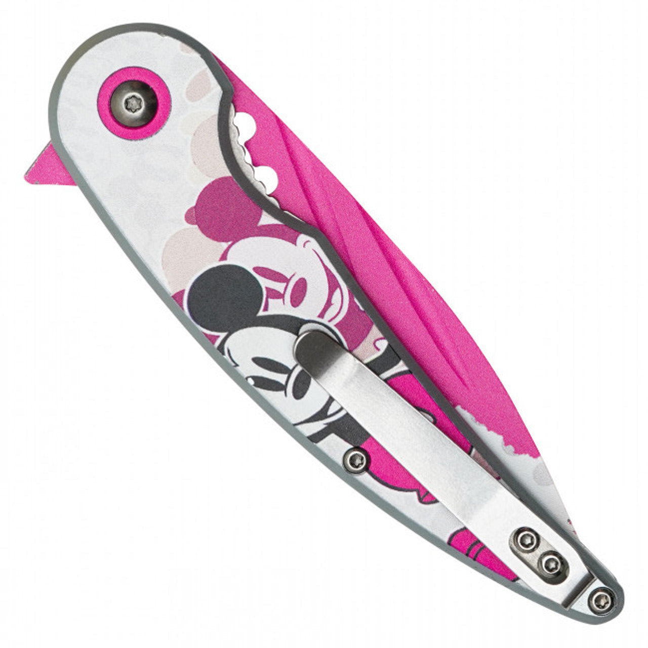 7.75" Pink Mouse Pocket Knife – Stylish & Compact Folding Knife