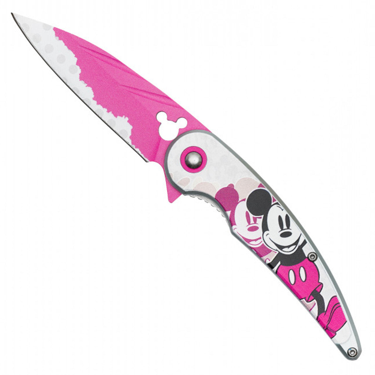 7.75" Pink Mouse Pocket Knife – Stylish & Compact Folding Knife