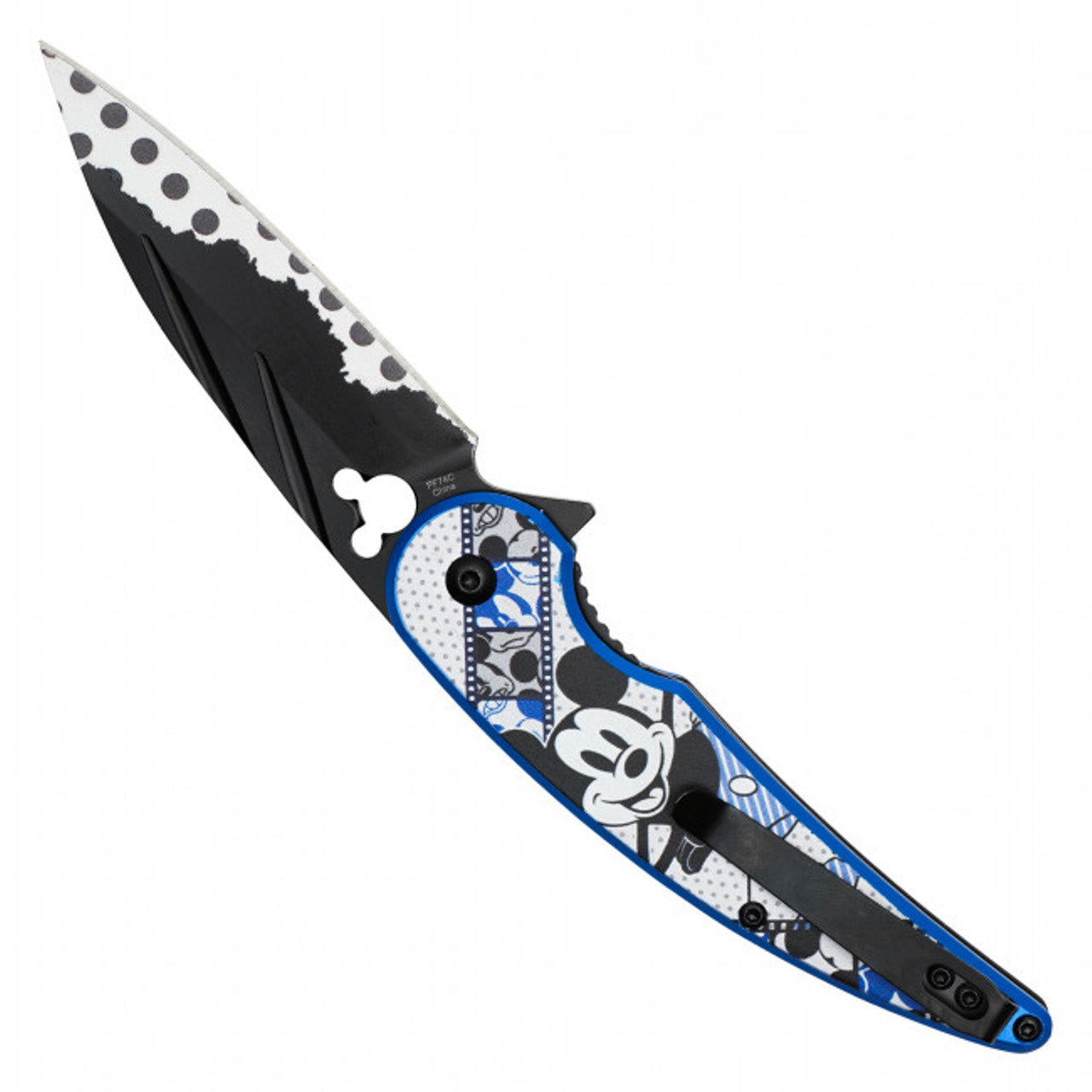 7.75" Blue Mouse Pocket Knife – Playful Cartoon-Inspired EDC