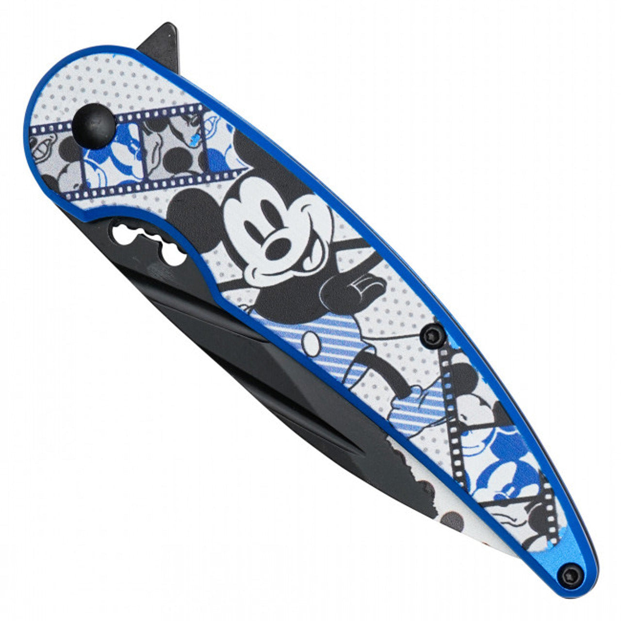 7.75" Blue Mouse Pocket Knife – Playful Cartoon-Inspired EDC