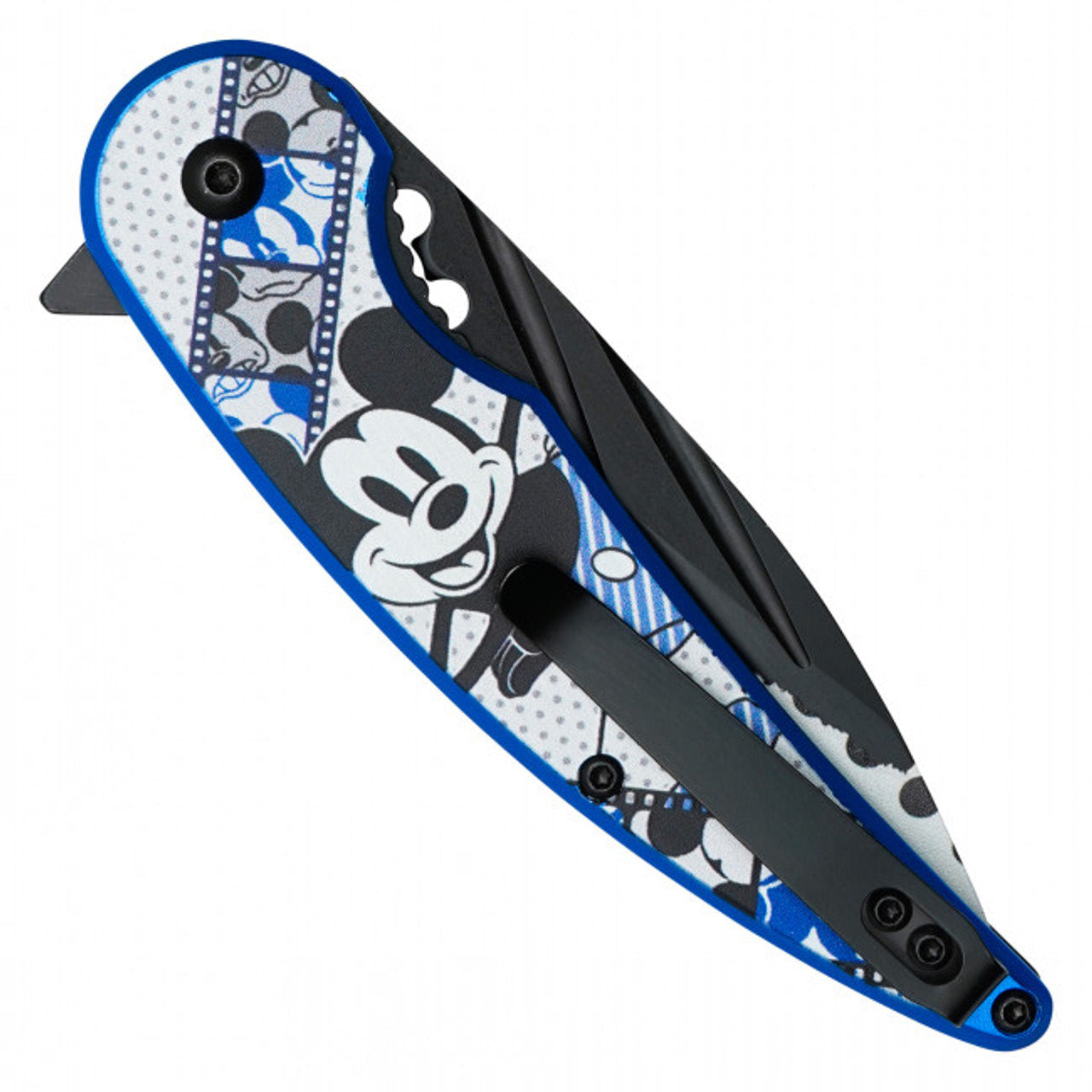 7.75" Blue Mouse Pocket Knife – Playful Cartoon-Inspired EDC