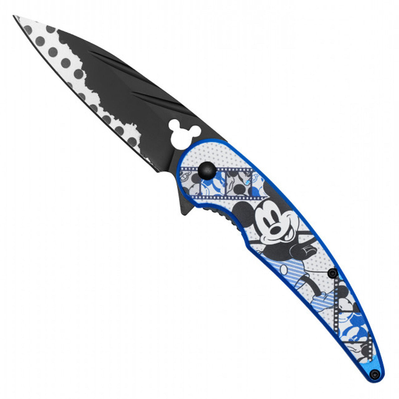 7.75" Blue Mouse Pocket Knife – Playful Cartoon-Inspired EDC