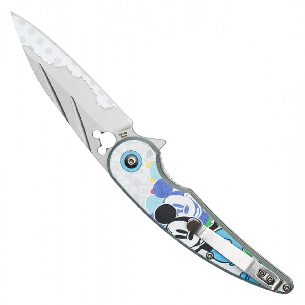 7.75" White Mouse Pocket Knife – Classic Cartoon EDC Blade