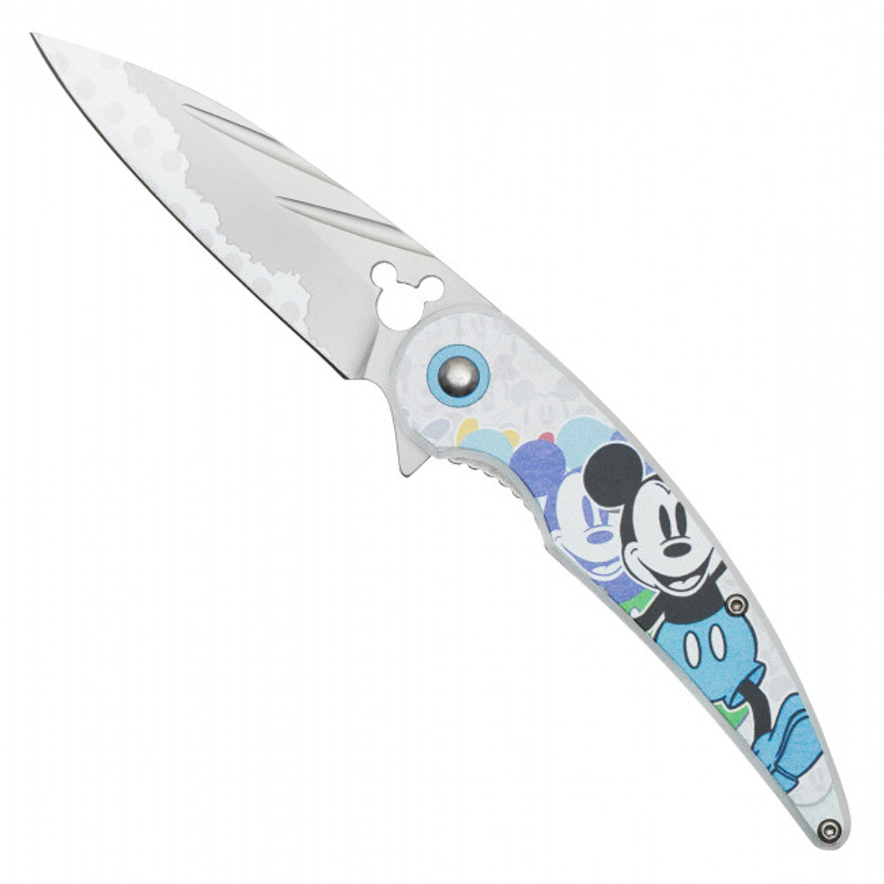 7.75" White Mouse Pocket Knife – Classic Cartoon EDC Blade