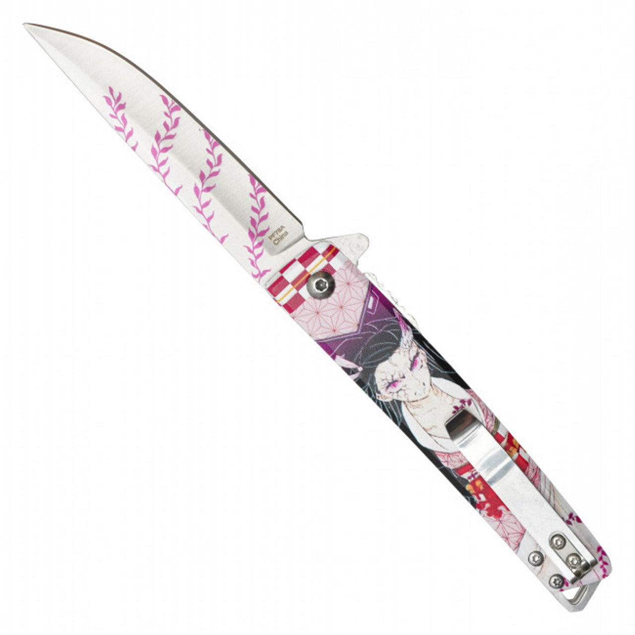 Nezuko Pocket Knife | Inspired Folding Knife | Knife Plug