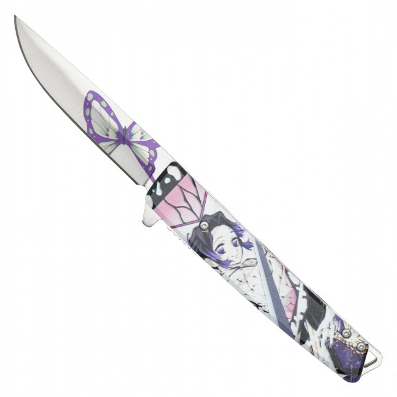 Anime Inspired Folding Knife | Shinobu Pocket Knife | Knife Plug