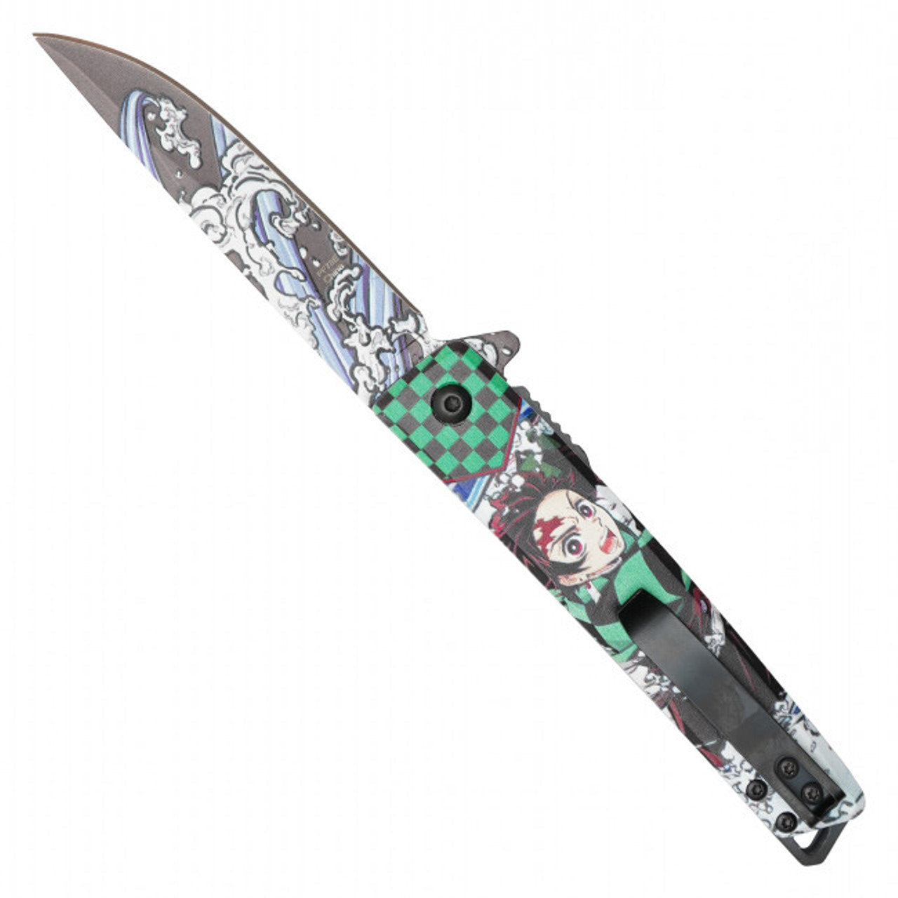 Tanjiro Pocket Knife | Demon Slayer Knife | Knife Plug