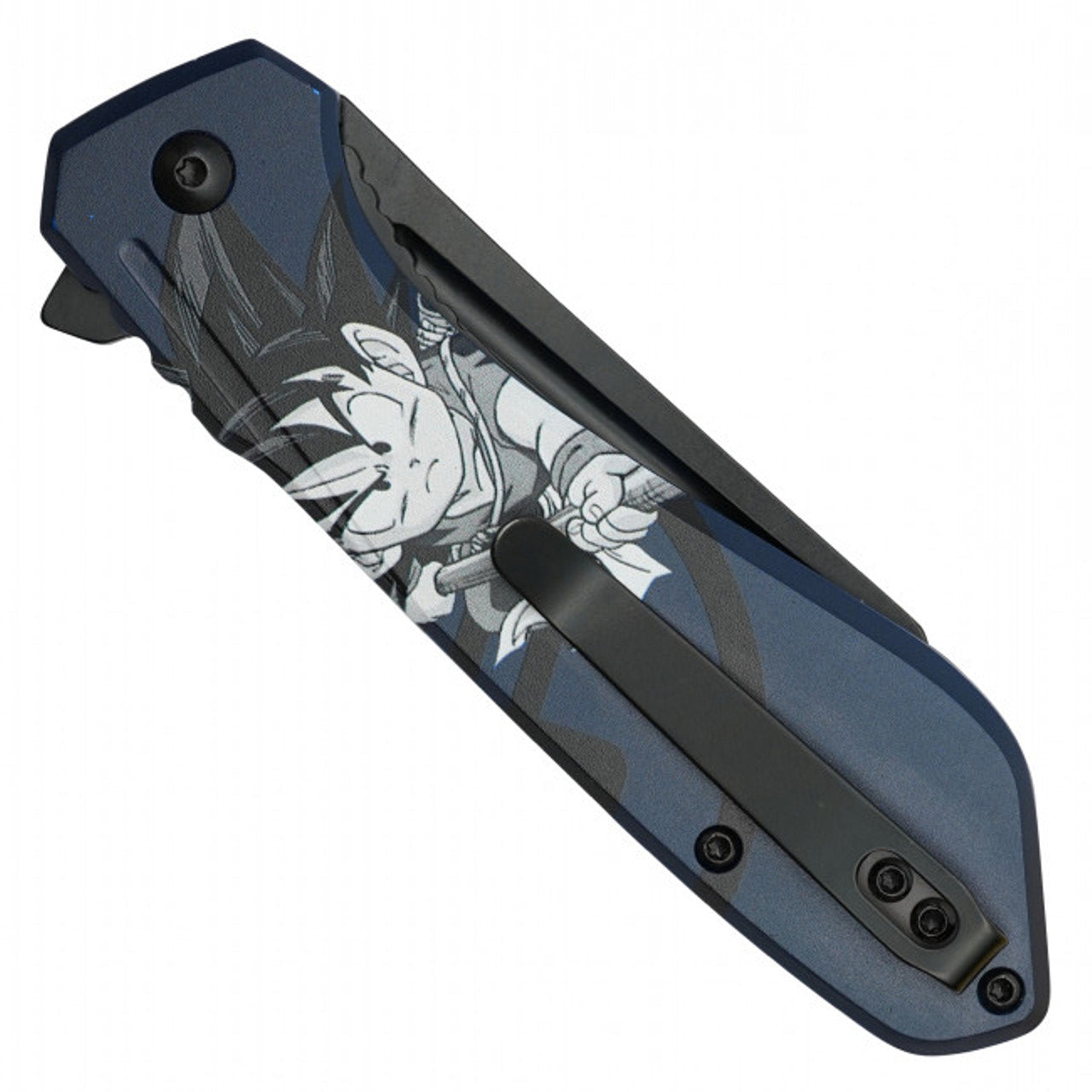 8" Saiyan Warrior Blue Goku Pocket Knife