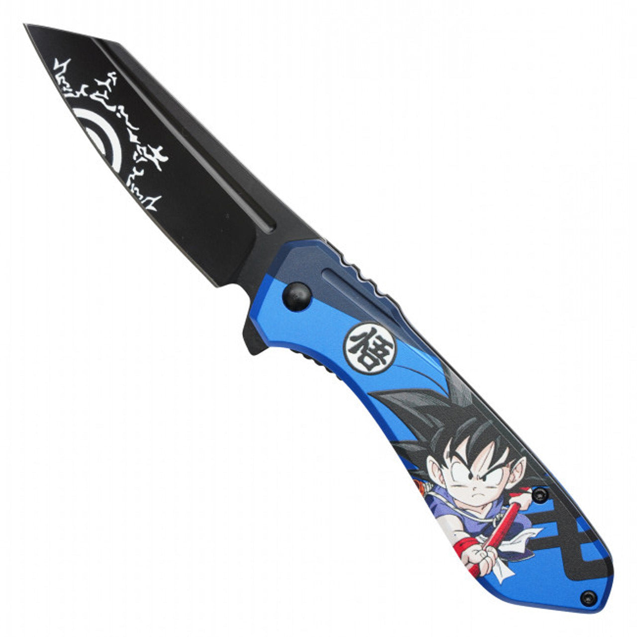 8" Saiyan Warrior Blue Goku Pocket Knife