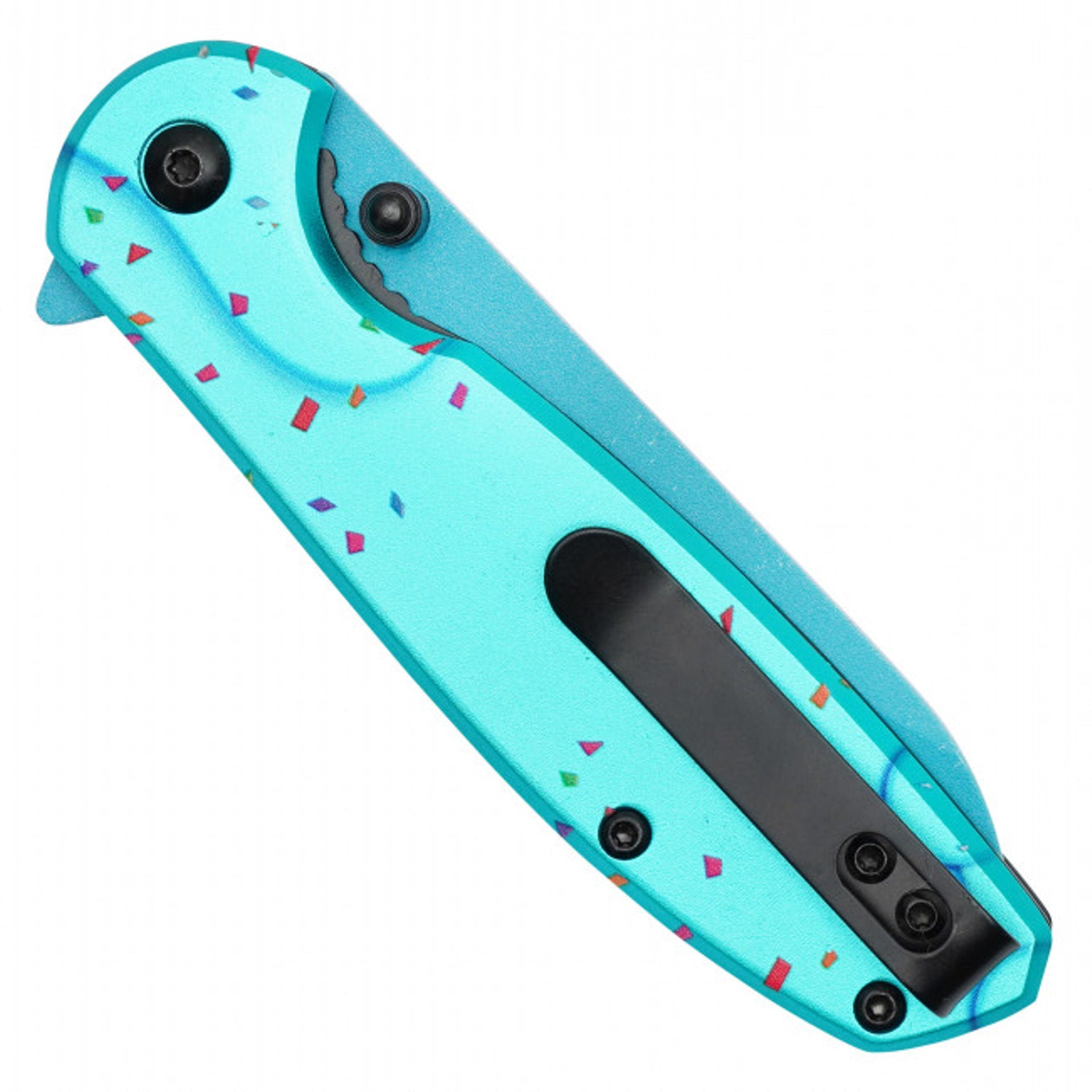 8" Blue Minion Folding Pocket Knife - Fun Printed Blade & Handle with Belt Clip
