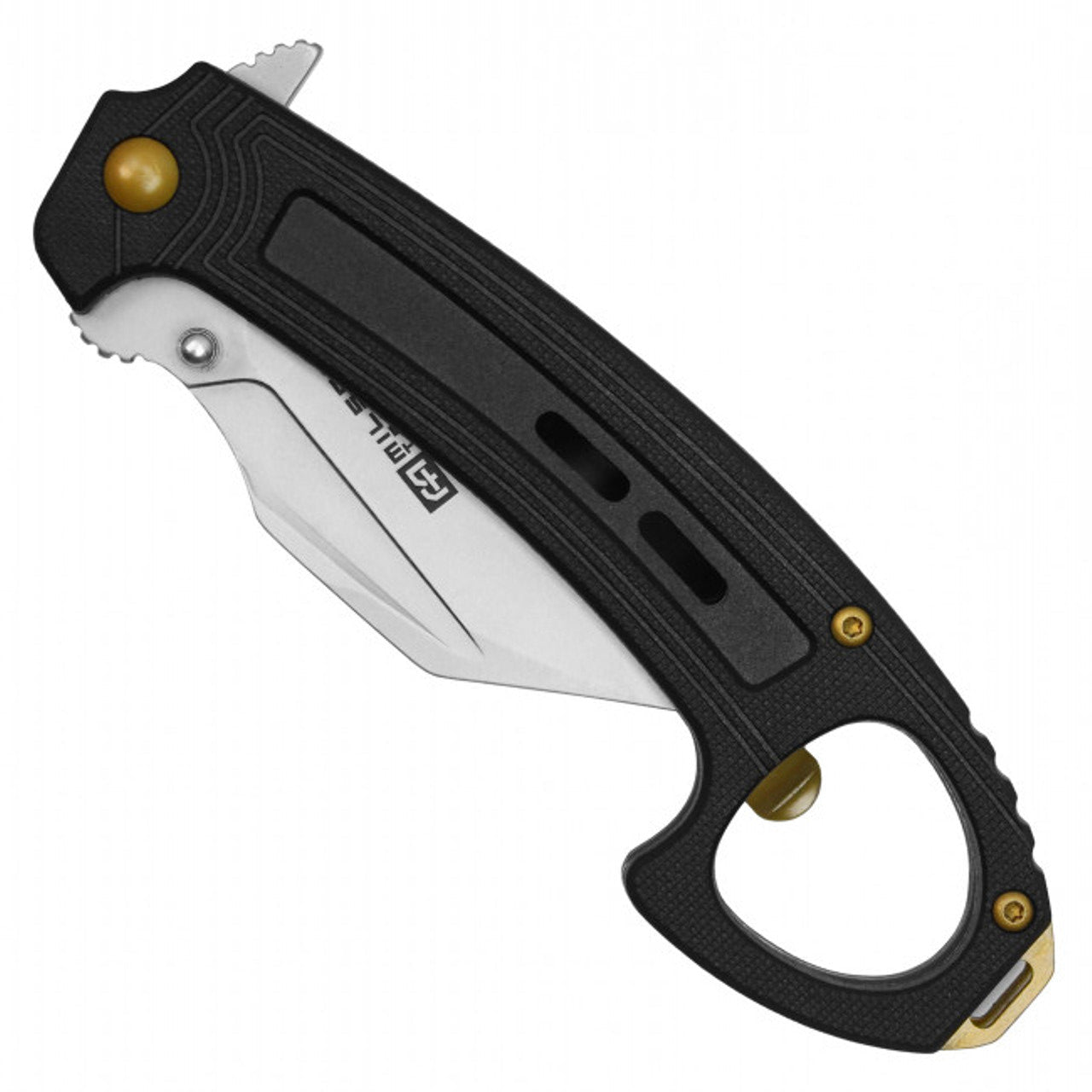 7.5" MilSpec Black Tactical EDC Pocket Knife