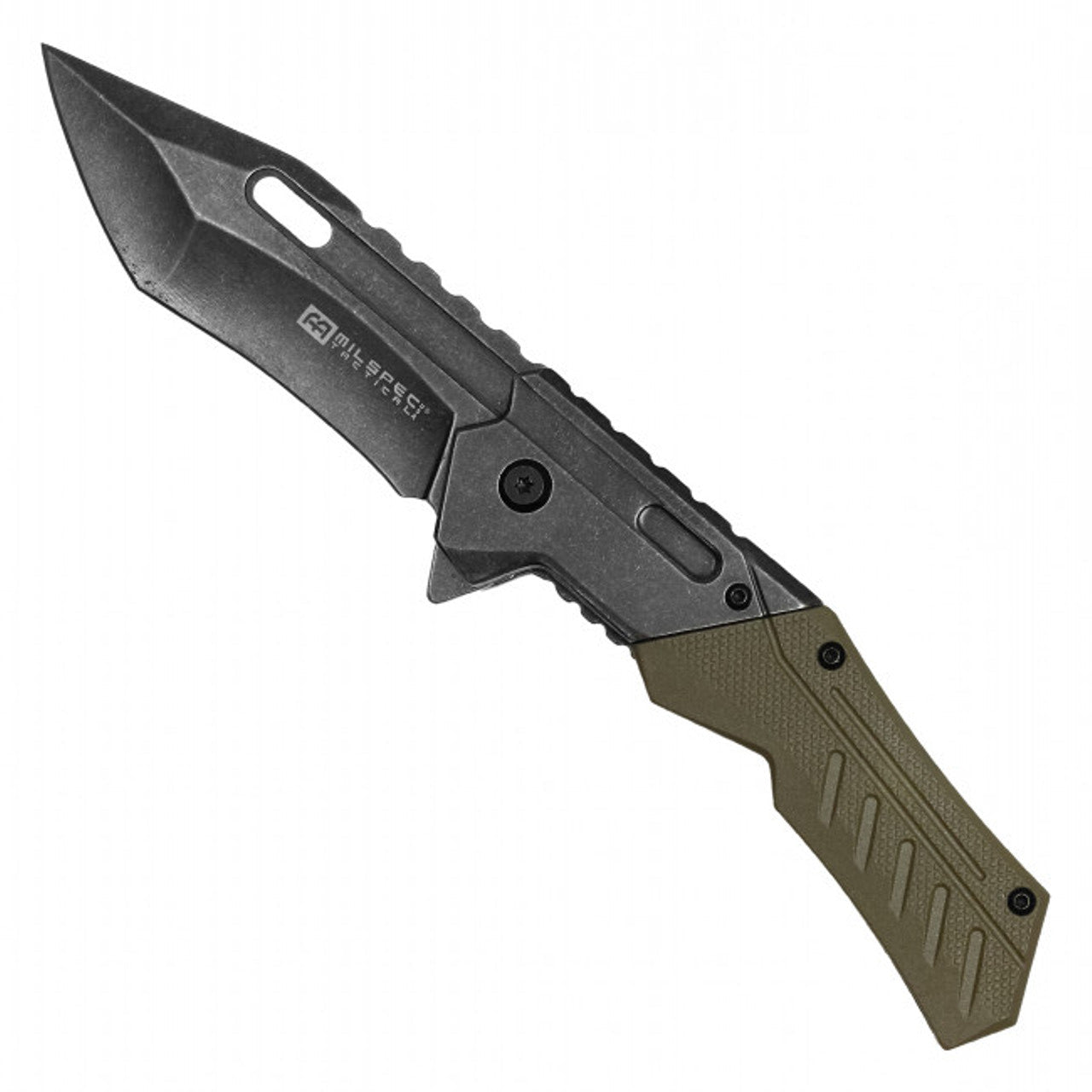 8.25" MilSpec Green Tactical EDC Pocket Knife