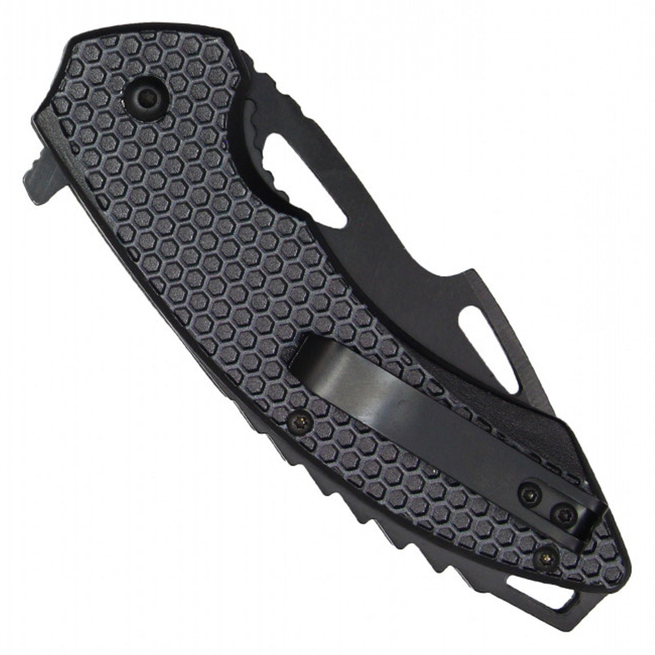 9" Gold Dragon Pocket Knife | Fantasy Folding Knife with Flaming Blade
