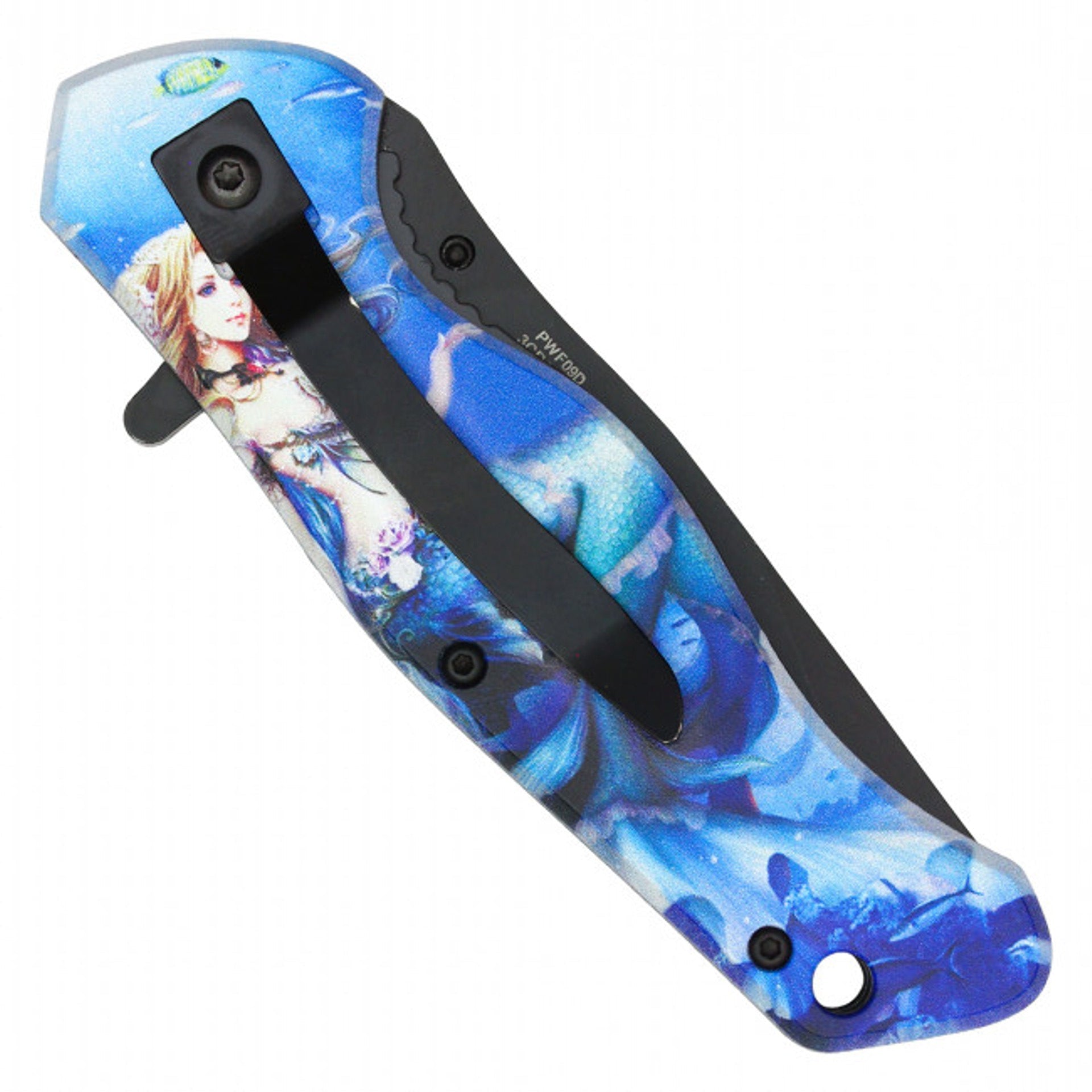 8" Wartech Mermaid Pocket Knife – Ocean-Inspired Elegance