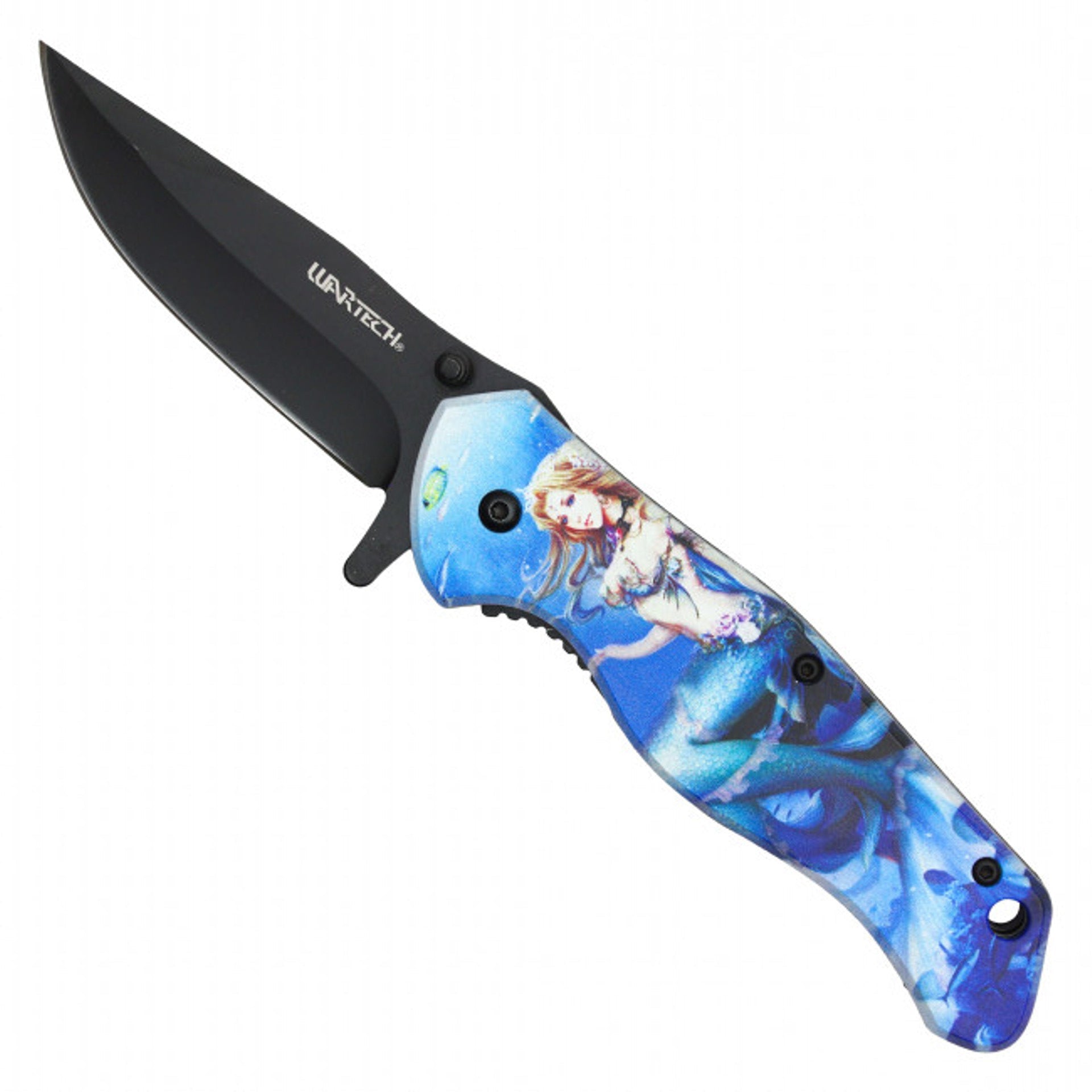 8" Wartech Mermaid Pocket Knife – Ocean-Inspired Elegance