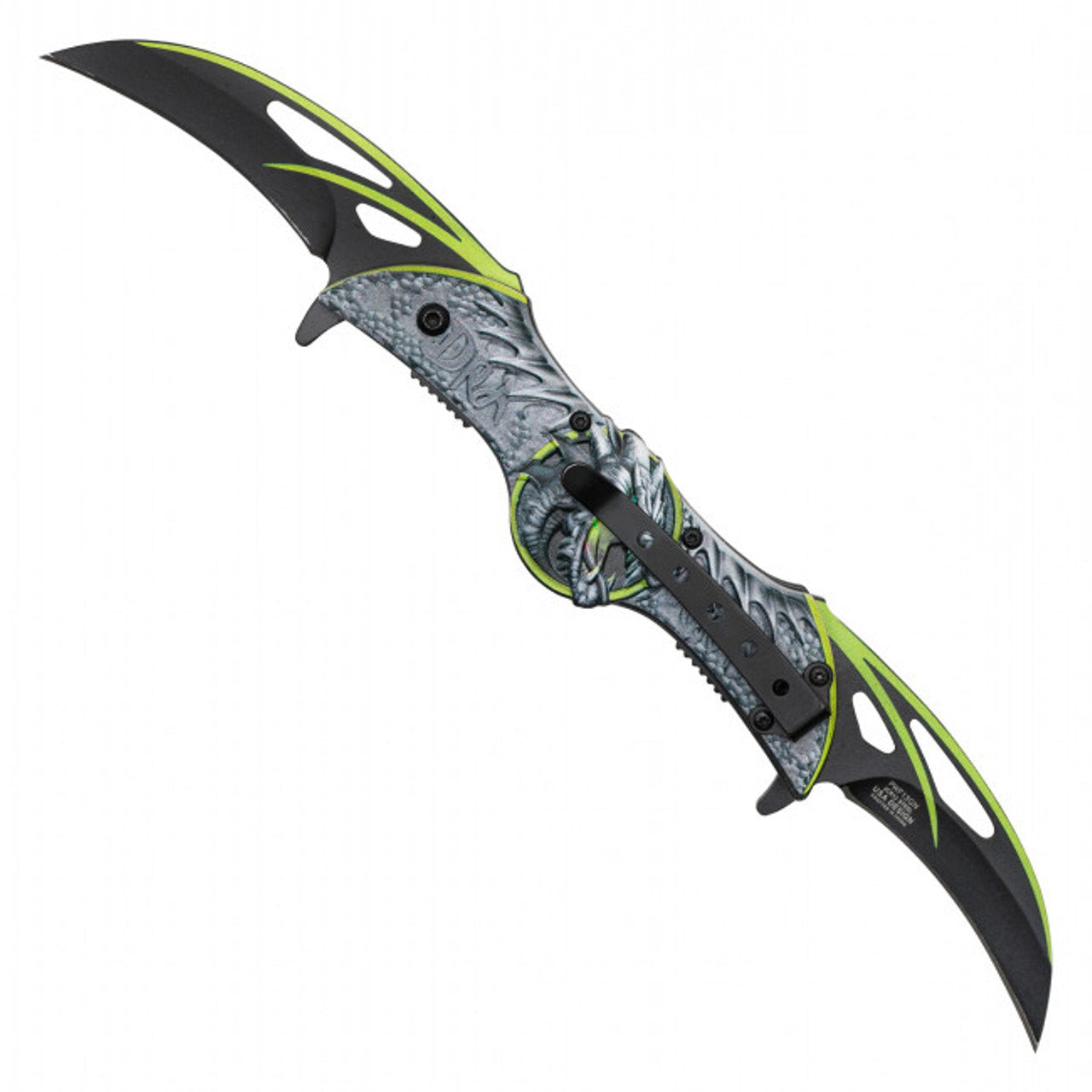 10.5" Green Dragon Pocket Knife – Legendary Design & Fierce Performance