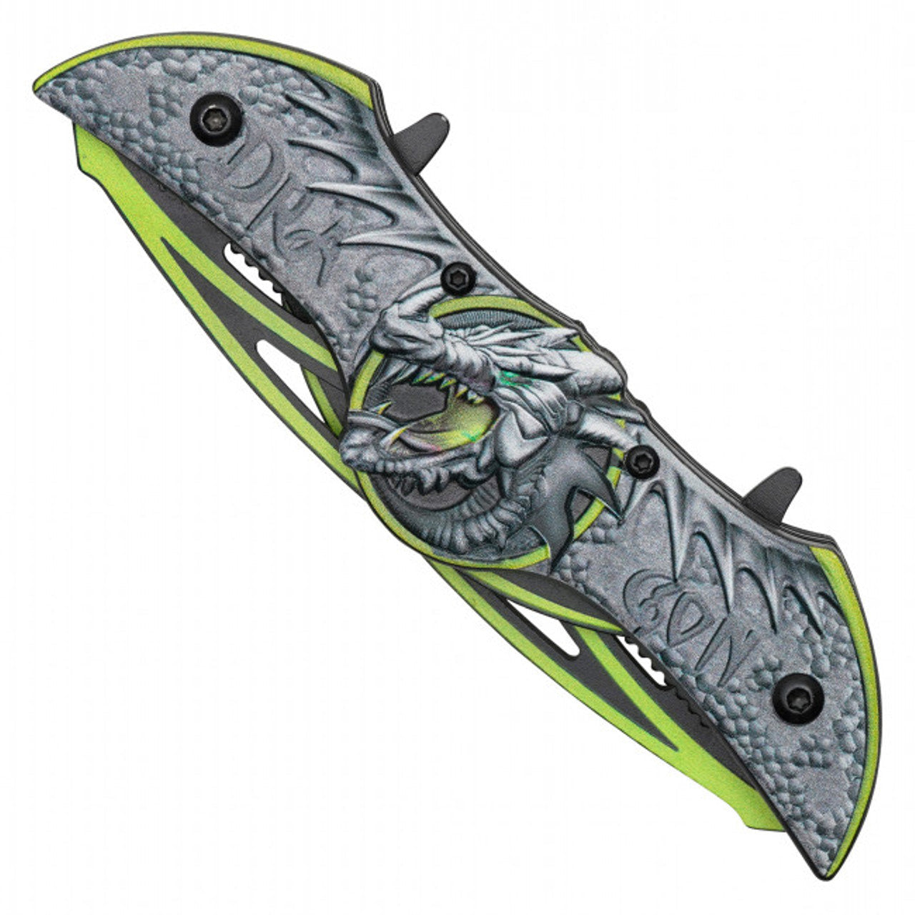 10.5" Green Dragon Pocket Knife – Legendary Design & Fierce Performance