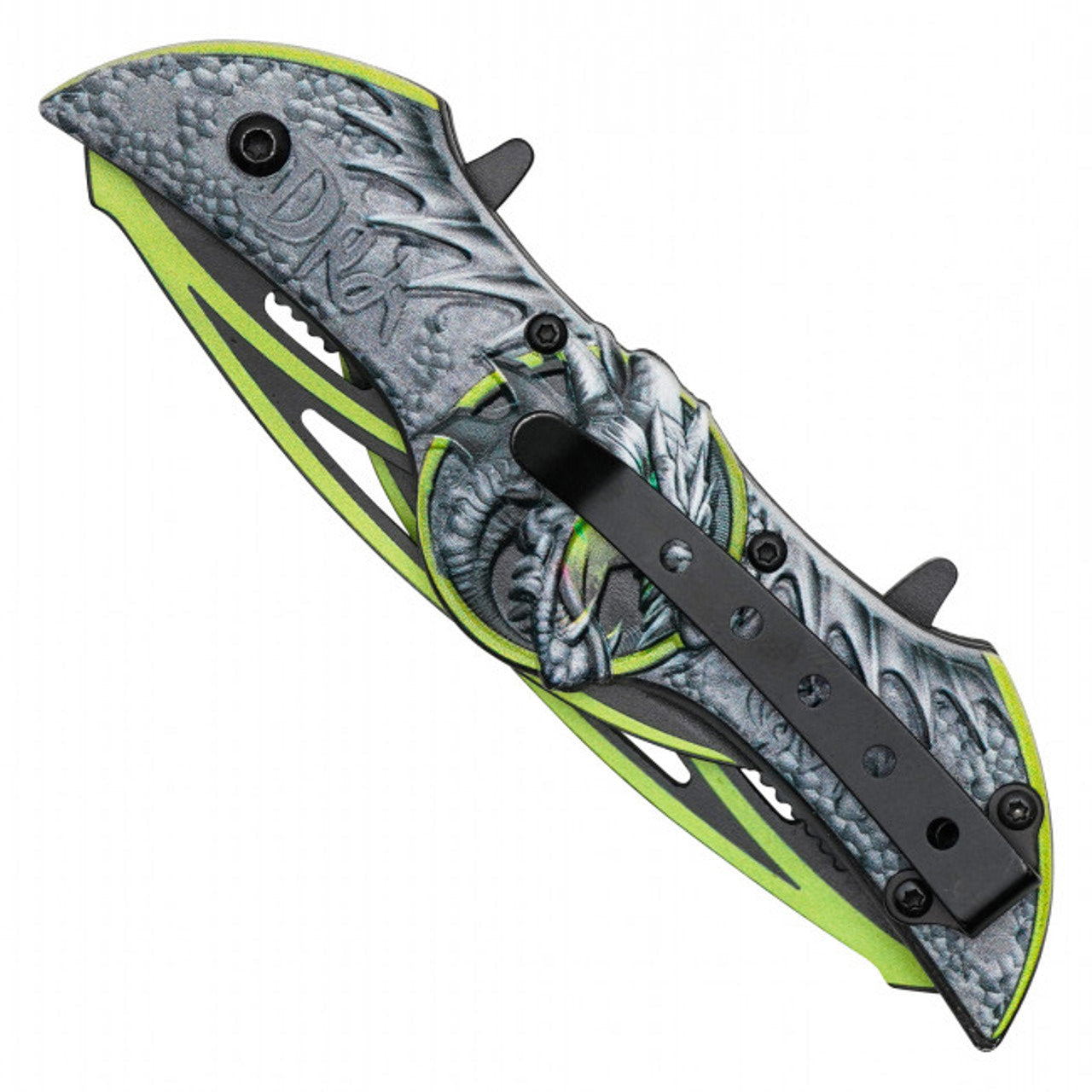 10.5" Green Dragon Pocket Knife – Legendary Design & Fierce Performance