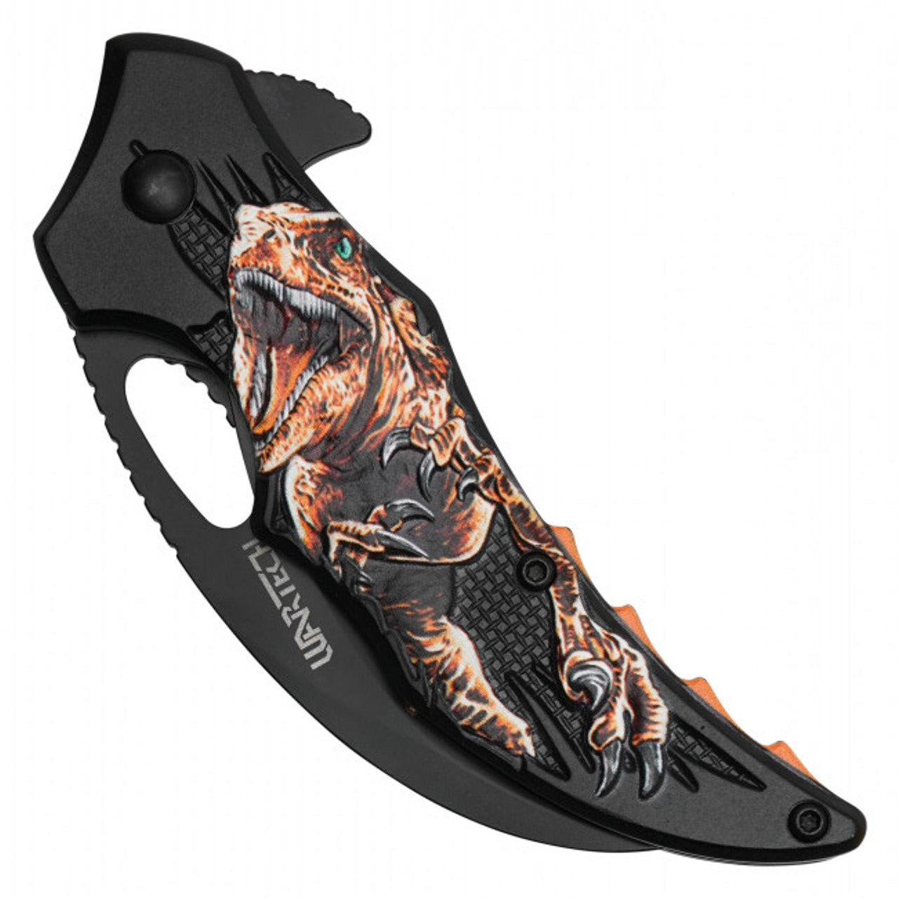 7" Orange T-Rex Pocket Knife – Fierce & Functional