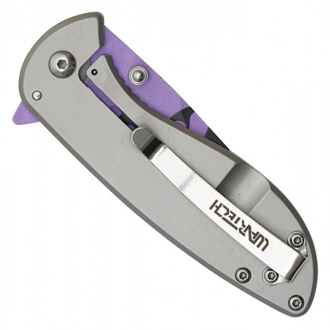 7" Wartech Purple Butterfly Pocket Knife – Stylish & Compact