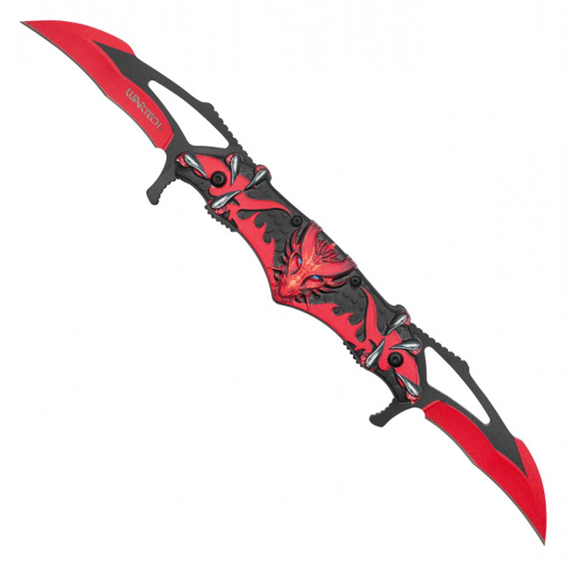 11" Red Dragon Pocket Knife