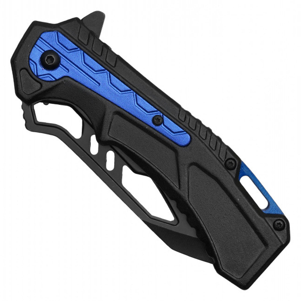 8.25" Tactical Blue Pocket Knife – Durable & Stylish