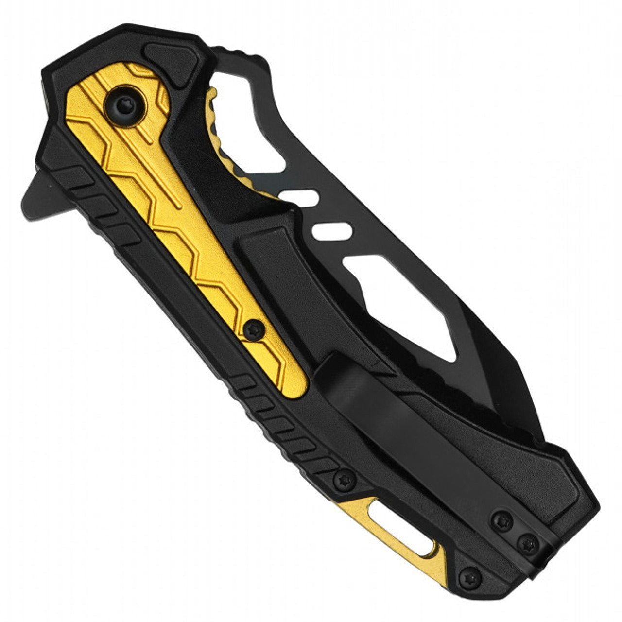 8.25" Tactical Yellow Pocket Knife – Bold & Reliable