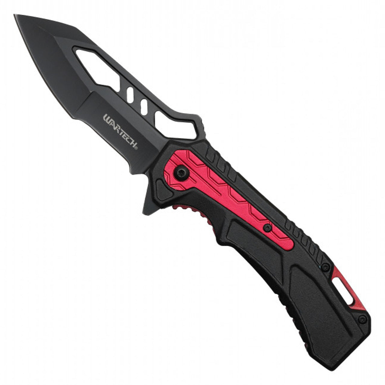 8.25" Tactical Red Pocket Knife – Rugged & Reliable