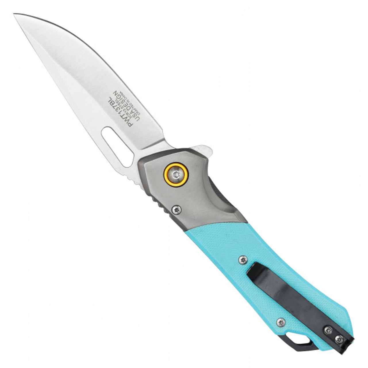7.75" 2-Tone Blue Pocket Knife – Sleek & Functional