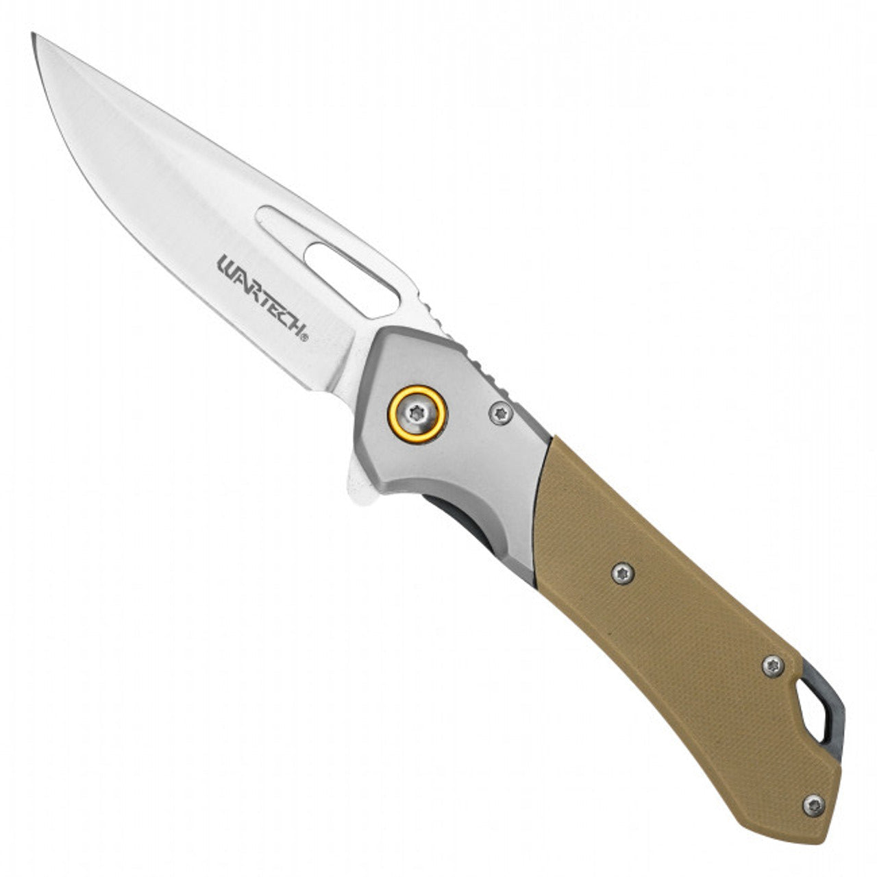 7.75" 2-Tone Desert Pocket Knife – Rugged & Reliable