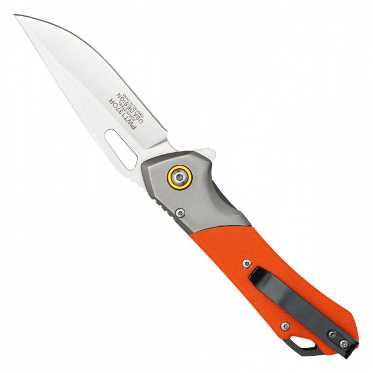 7.75" 2-Tone Orange Pocket Knife – Sleek & Versatile