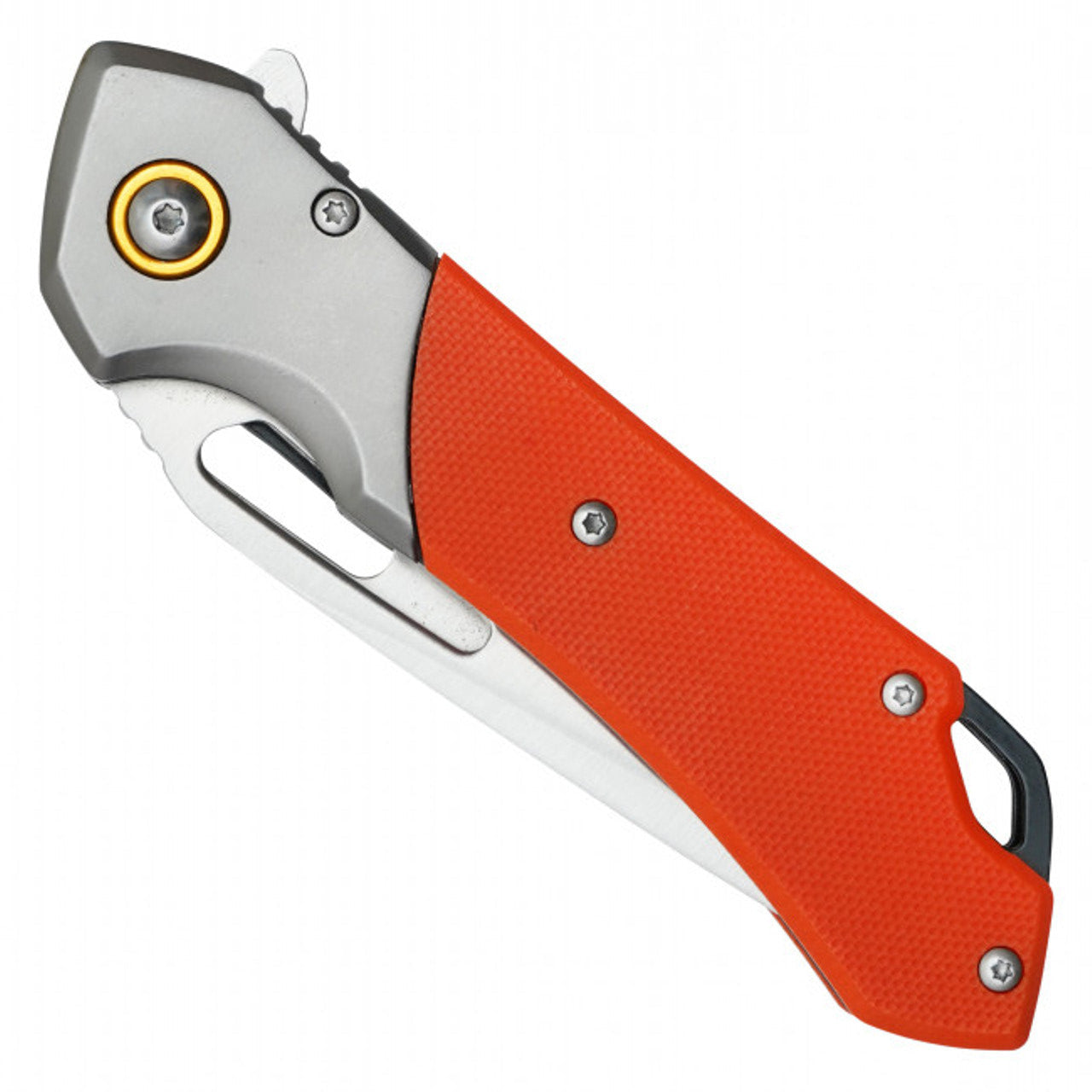 7.75" 2-Tone Orange Pocket Knife – Sleek & Versatile