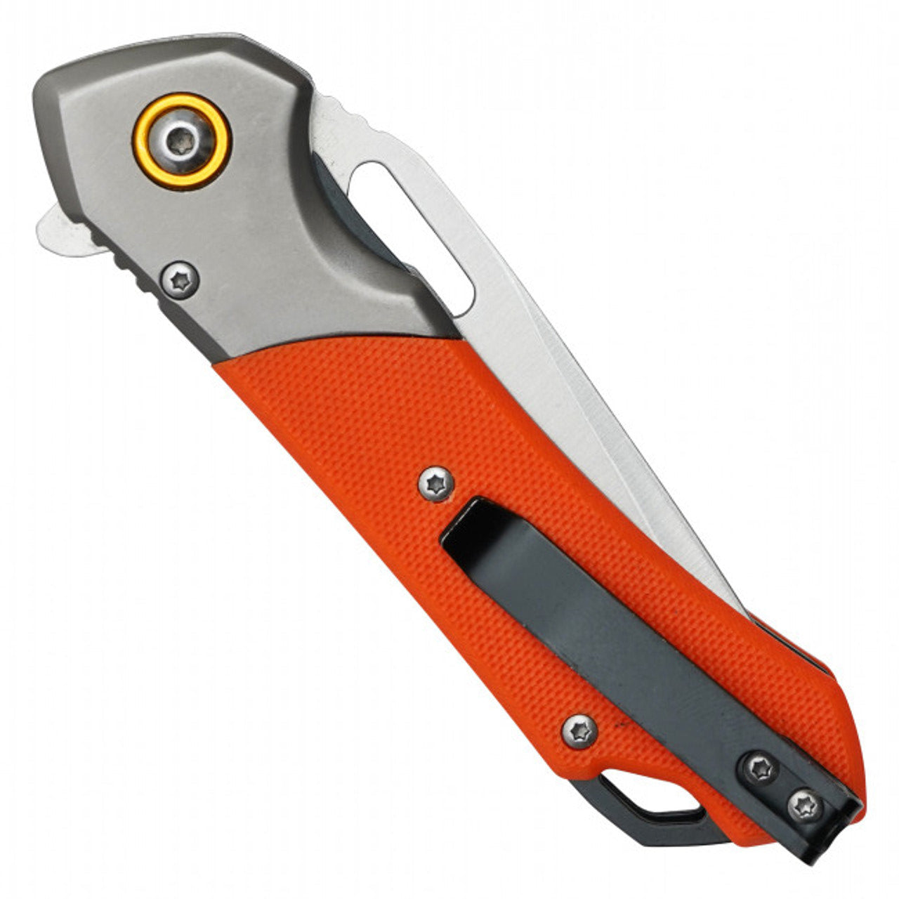 7.75" 2-Tone Orange Pocket Knife – Sleek & Versatile