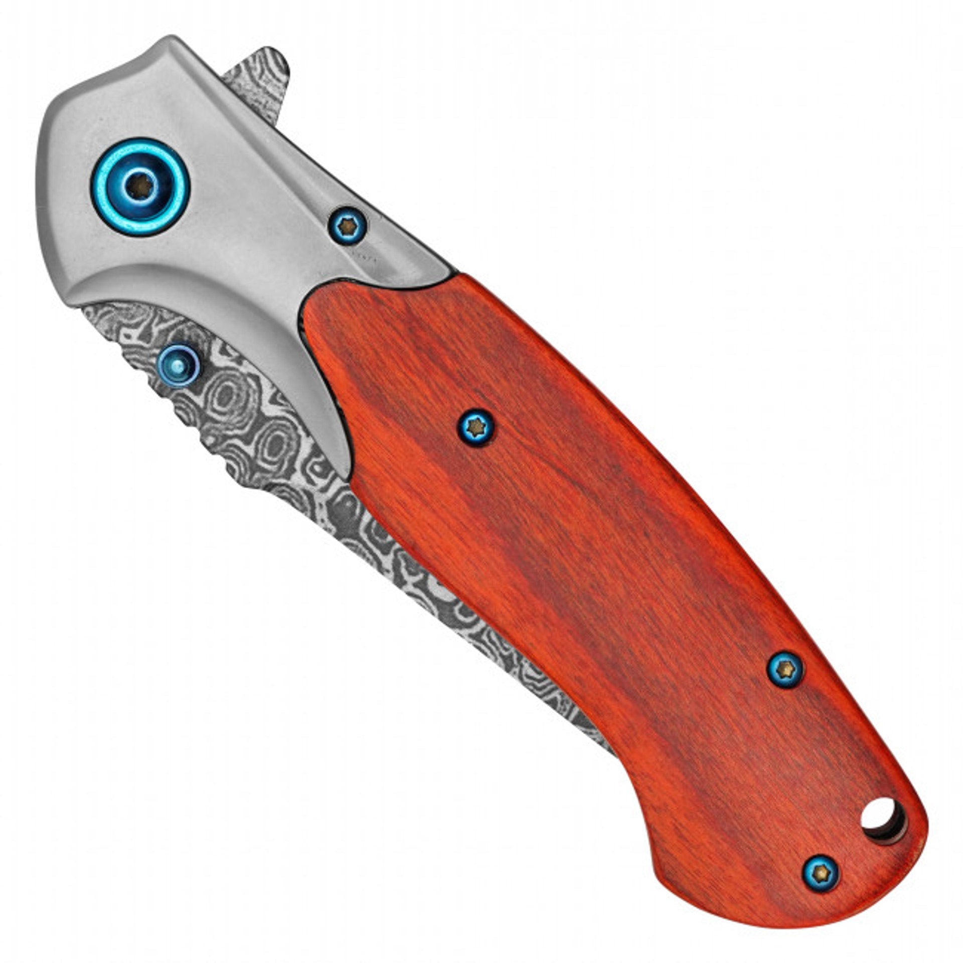 8" Natural Wood Pocket Knife
