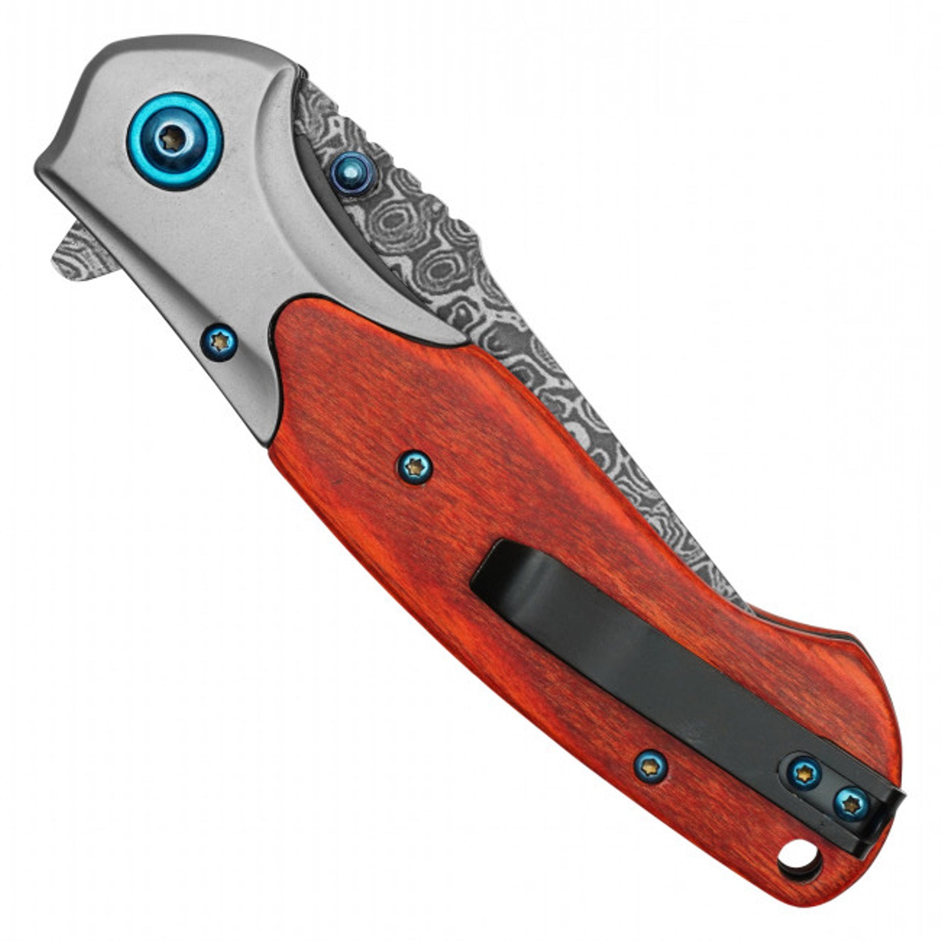 8" Natural Wood Pocket Knife