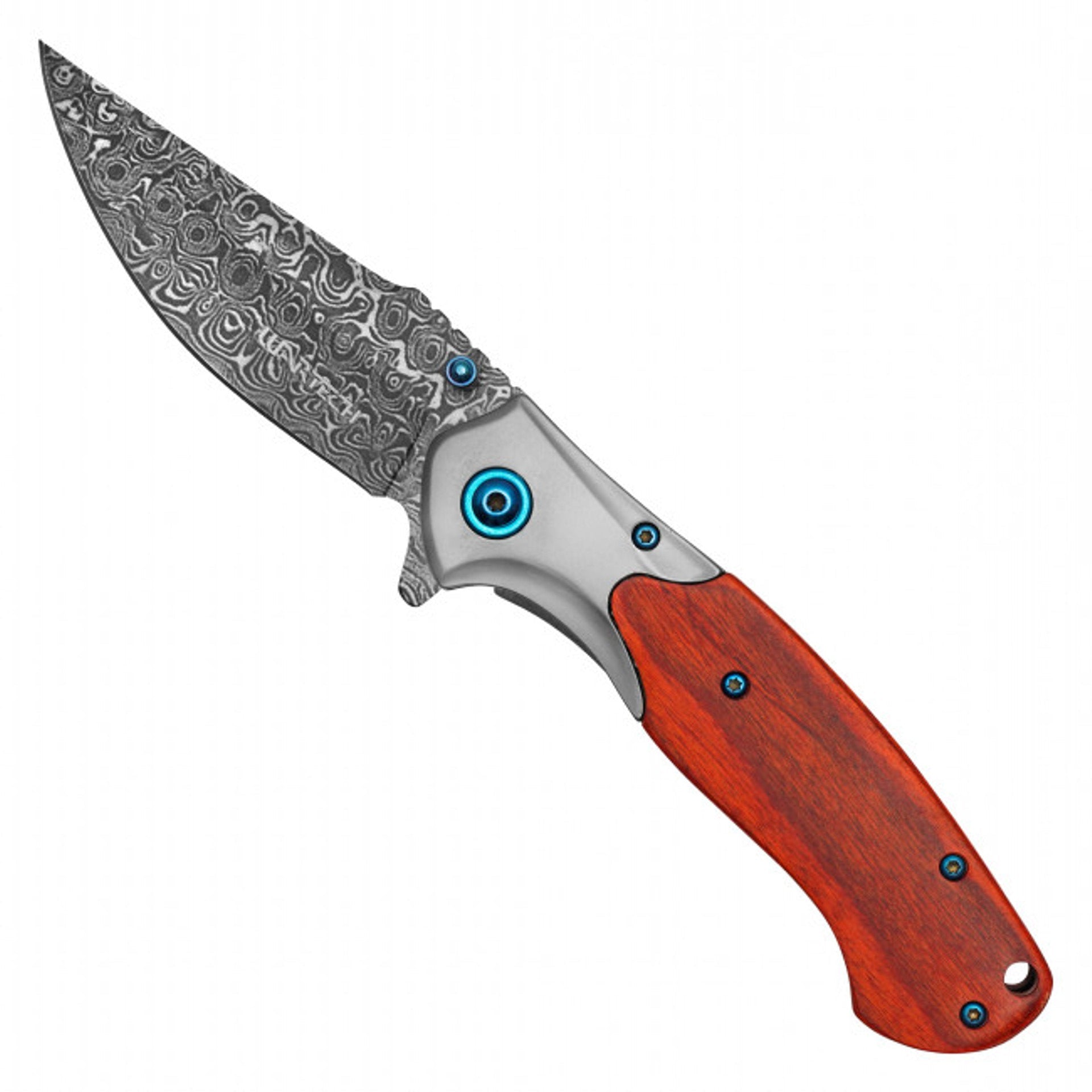8" Natural Wood Pocket Knife