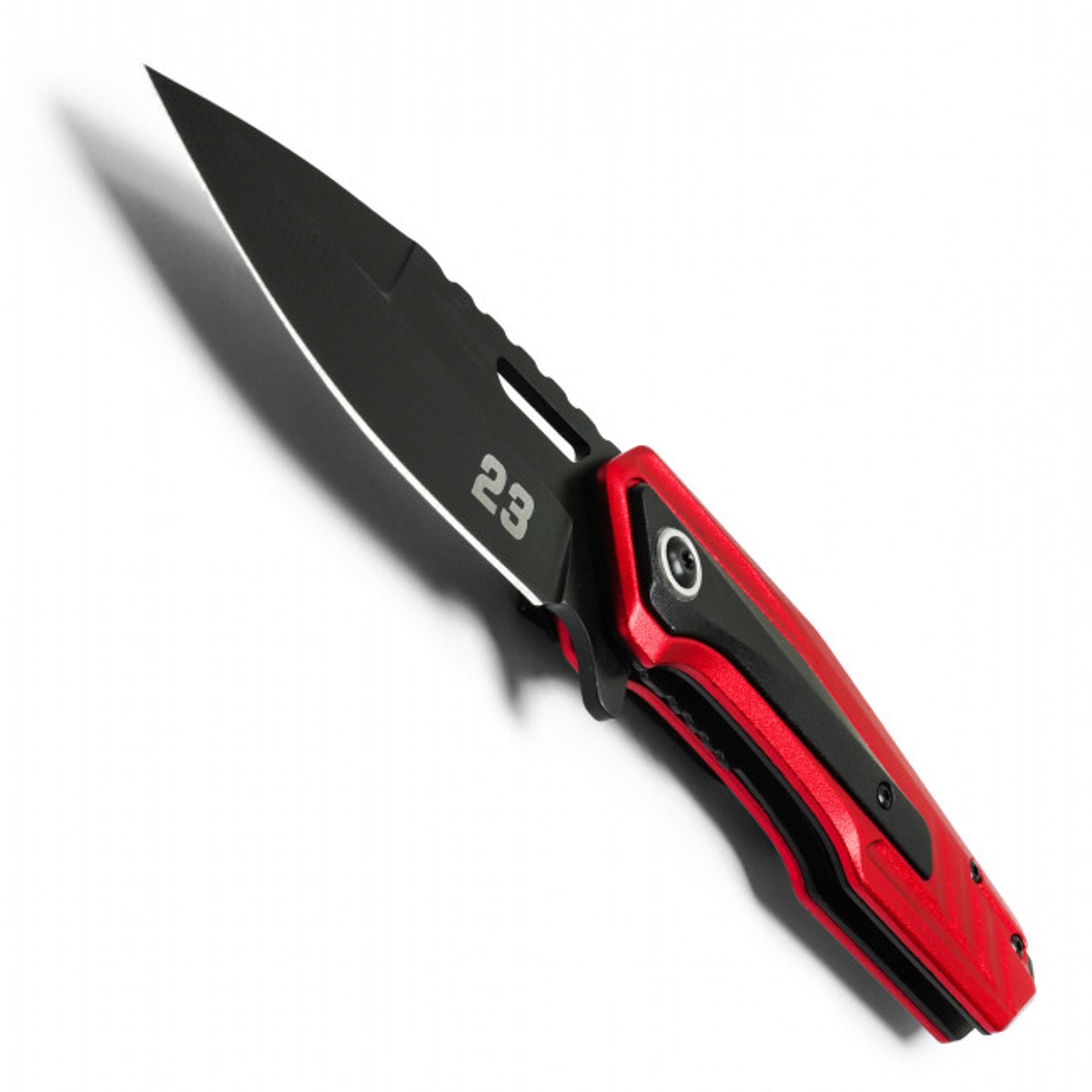 WARTECH 8" Number 23 Black & Red Pocket Knife – Power & Precision in Your Hands
