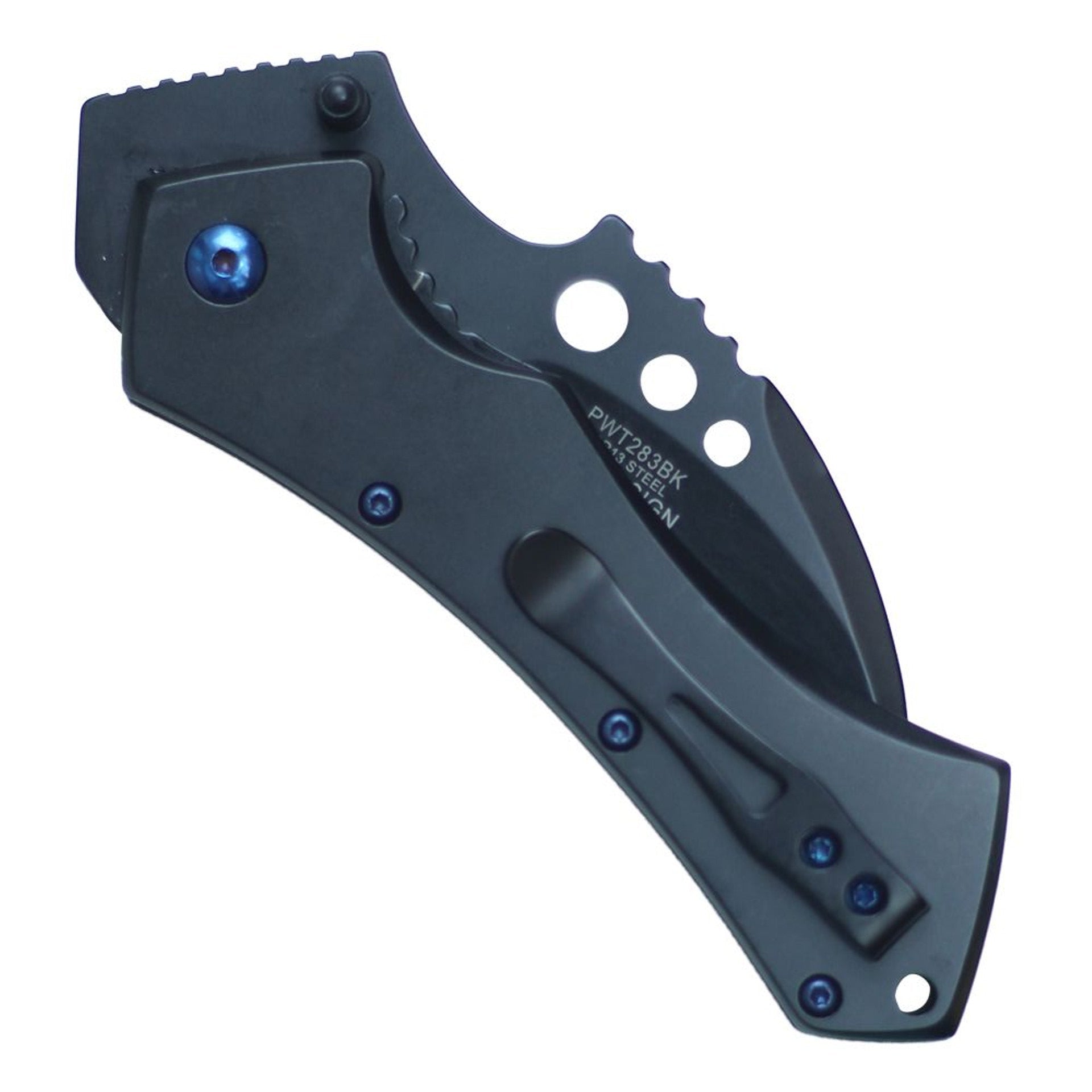 5.5" Wartech Scythe Folding Pocket Knife - PWT283BK