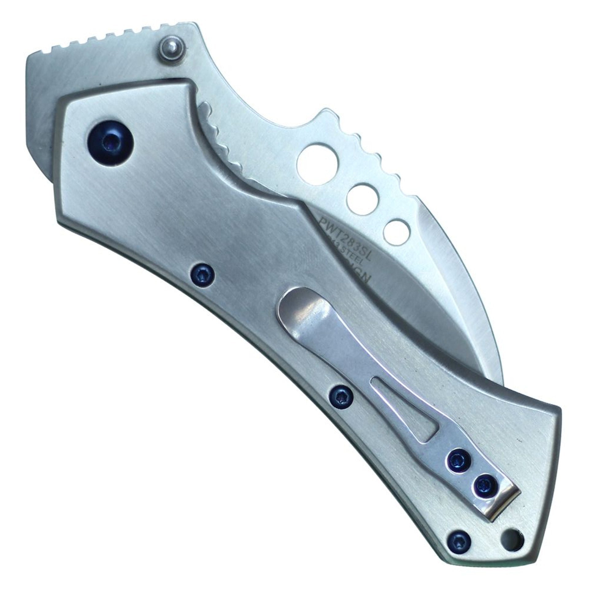 5.5" Wartech Scythe Folding Pocket Knife - PWT283SL