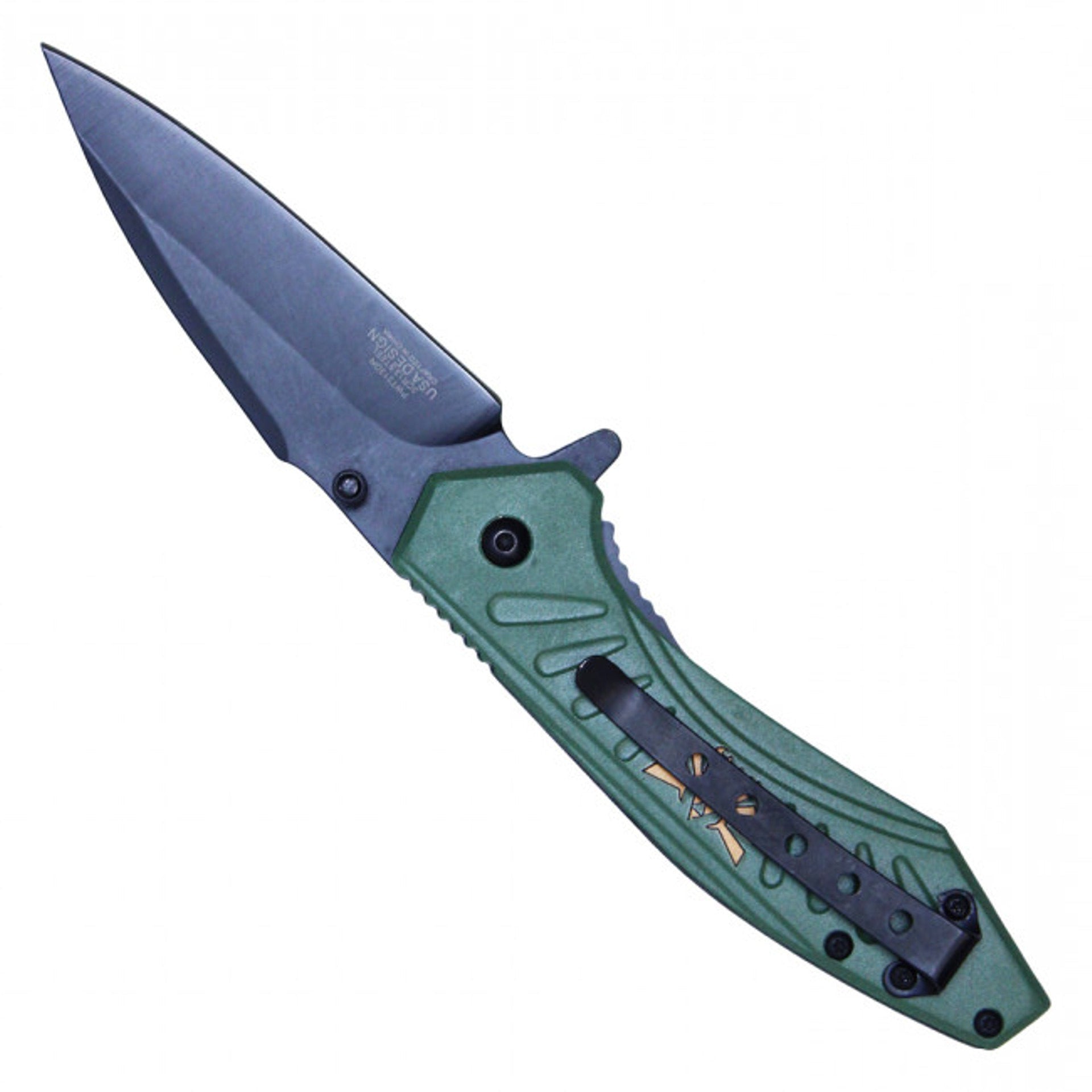 7.75" Assisted Open Pocket Knife - PWT313GN