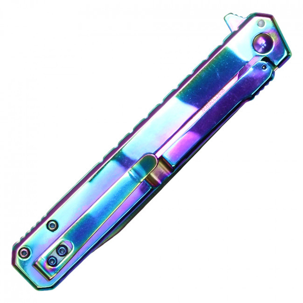 9.125" Rainbow Tanto Pocket Knife