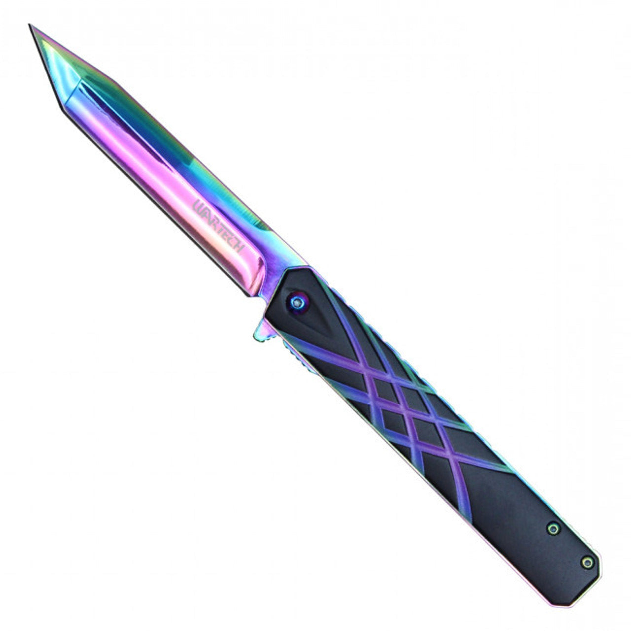 9.125" Rainbow Tanto Pocket Knife