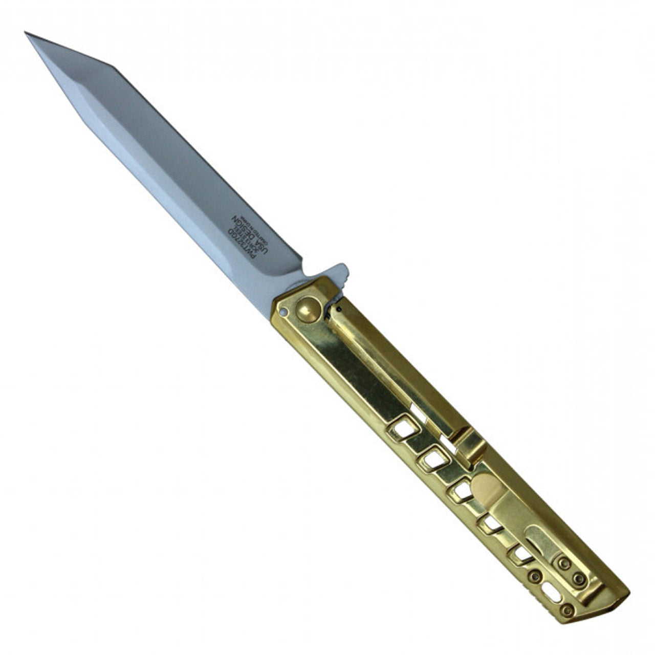 Gold Assisted Open Pocket Knife | Knife Plug
