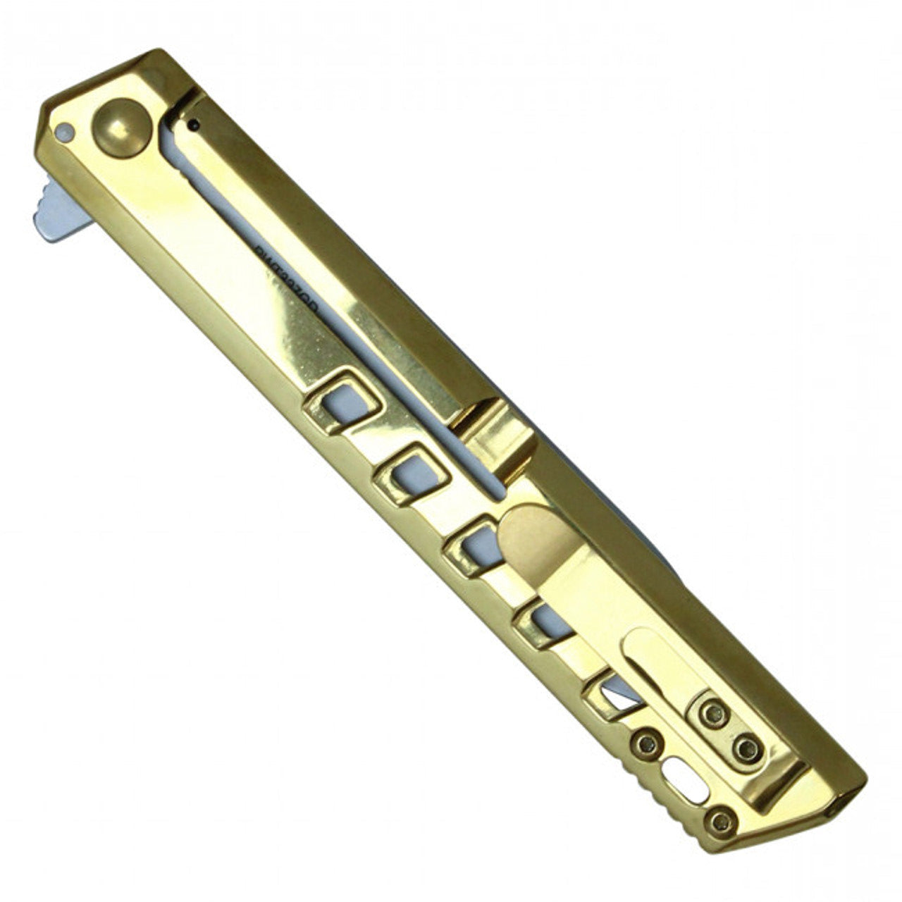 Gold Assisted Open Pocket Knife | Knife Plug